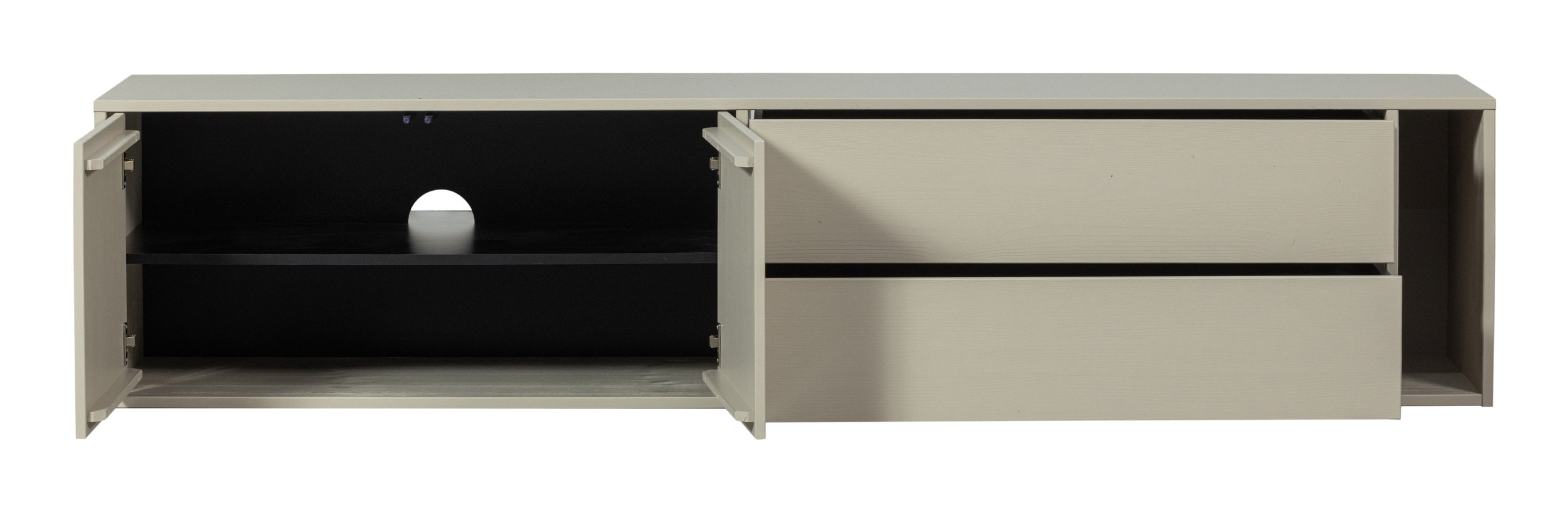 vtwonen TV-meubel 'Settle Down' Grenenhout, 200cm, kleur Dust
