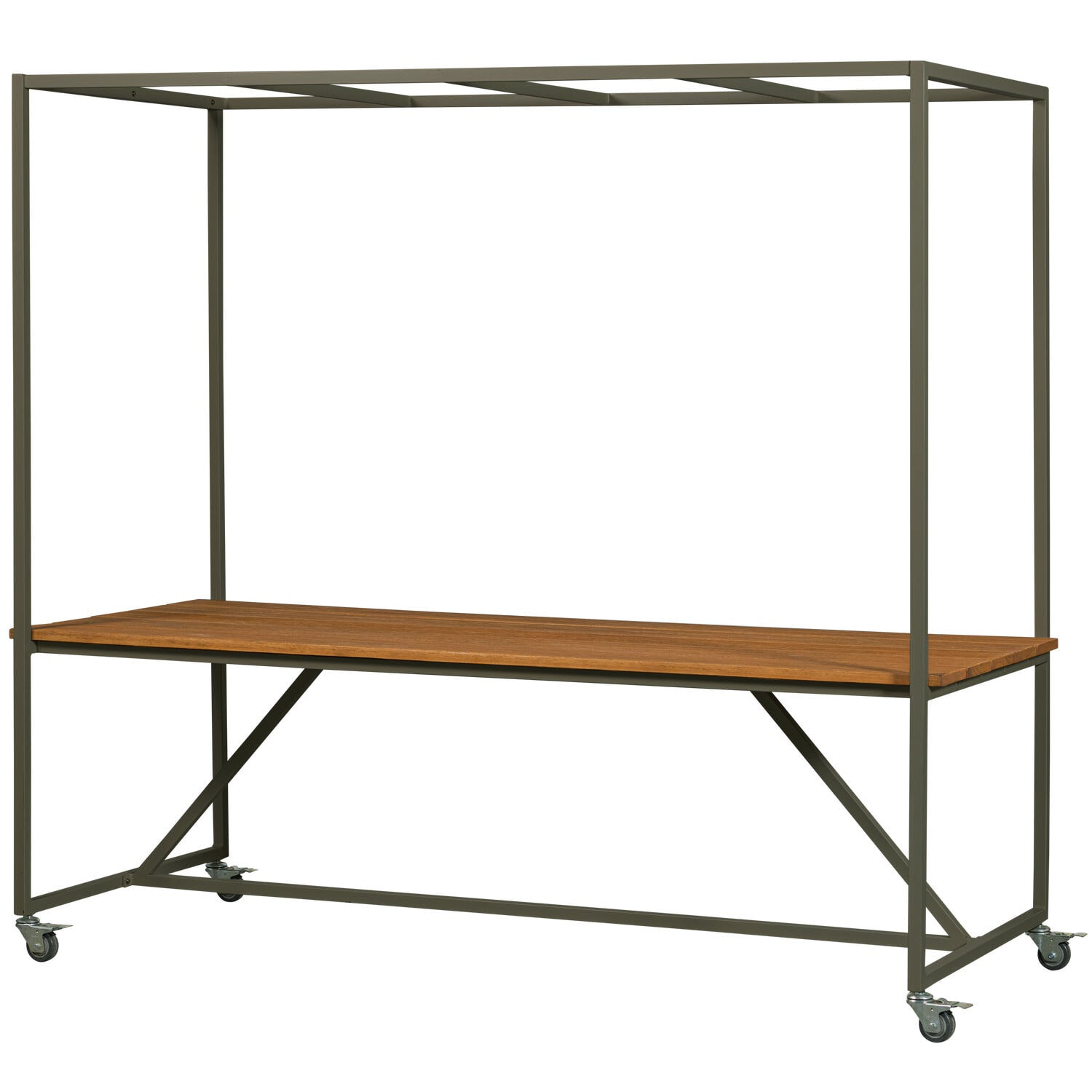 vtwonen Outdoor Eettafel 'Blue Sky' Met decoframe, 220 x 97cm