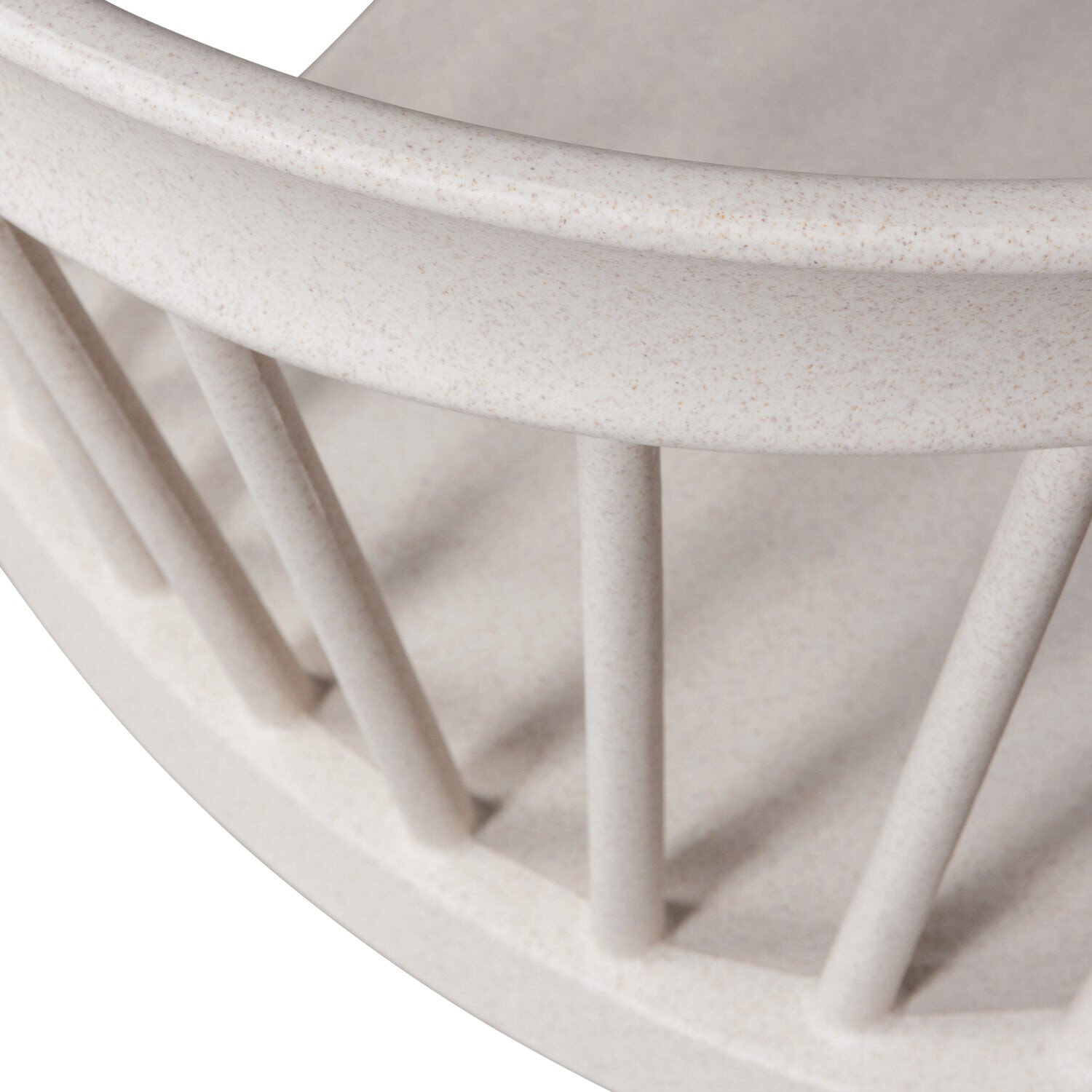 WOOOD Tuin / Eetkamerstoel 'Bliss' kleur Off White Melange