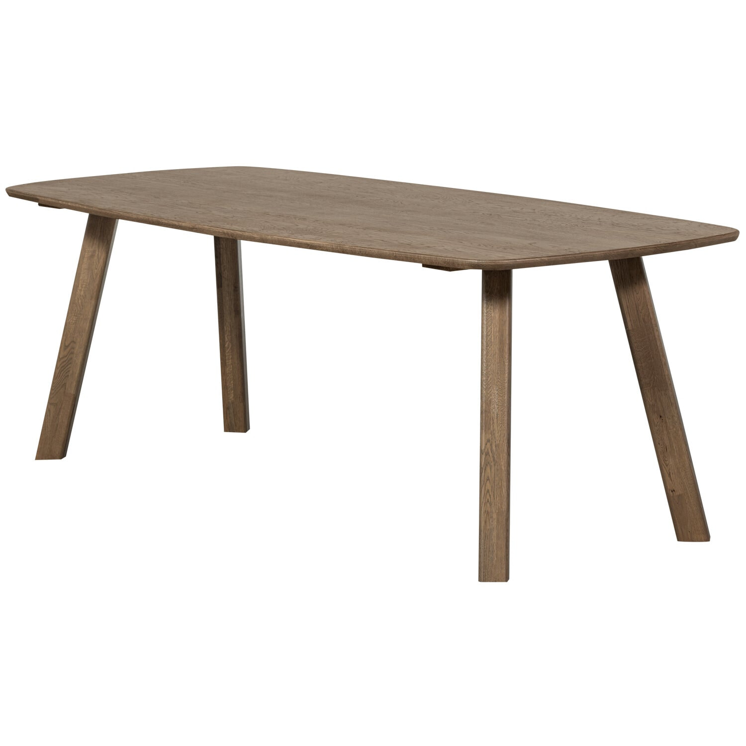 WOOOD Deens Ovale Eettafel Tablo Eikenhout, 180 x 100cm - Cashmere Bruin