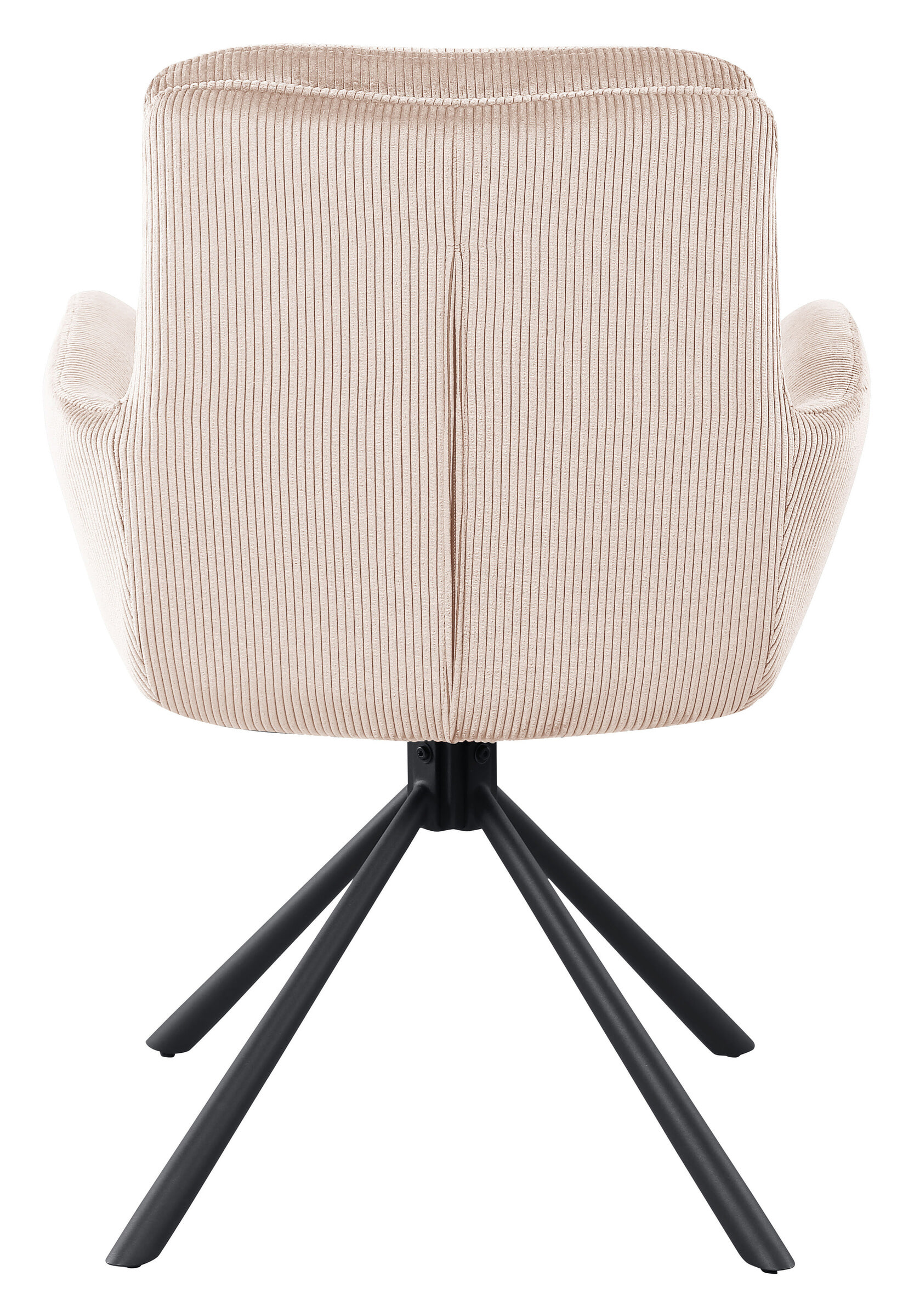 Artistiq Draaibare Eetkamerstoel 'Lashon' Rib, kleur Beige