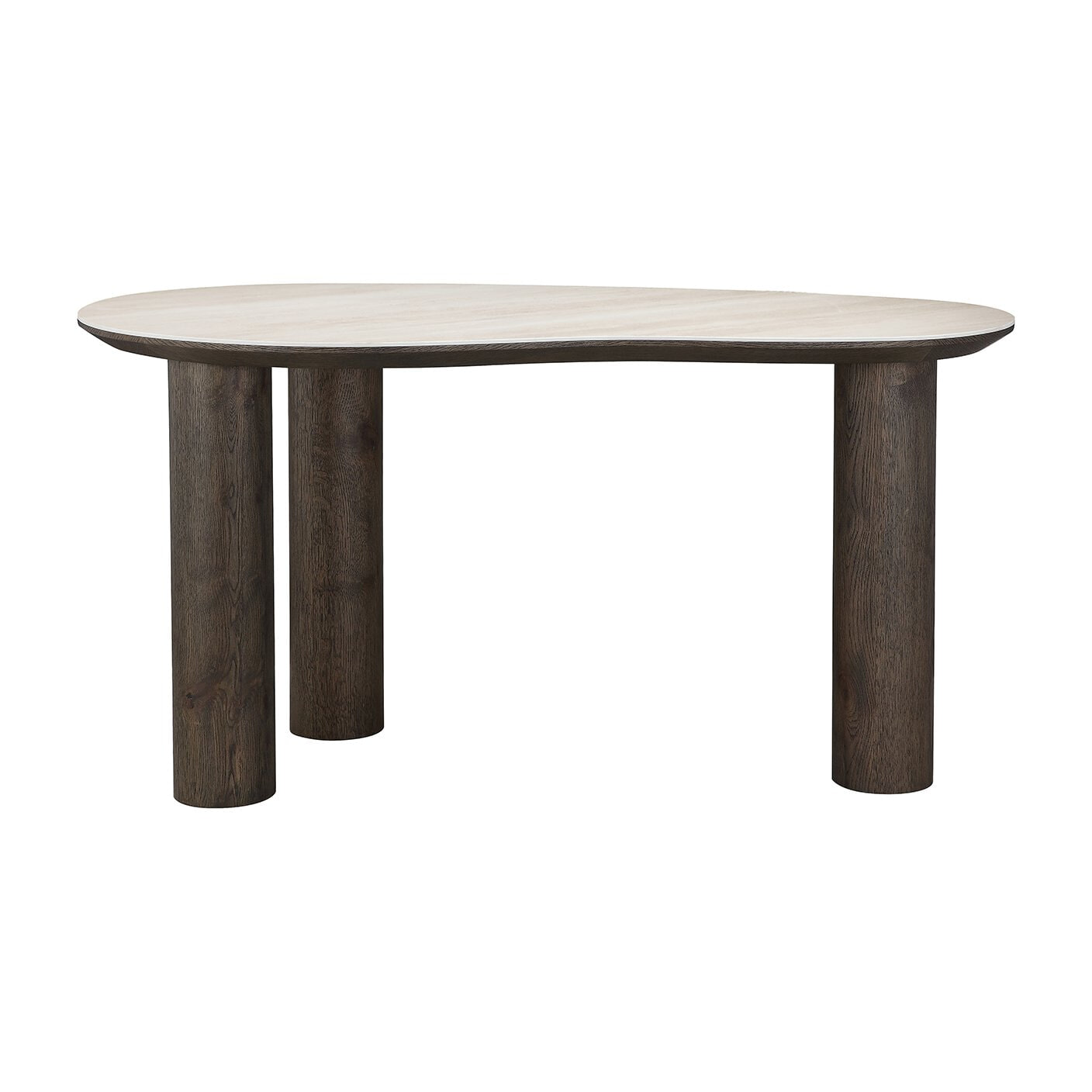 Richmond Organisch Bureau 'Ritz' Travertin en eiken, 150 x 75cm