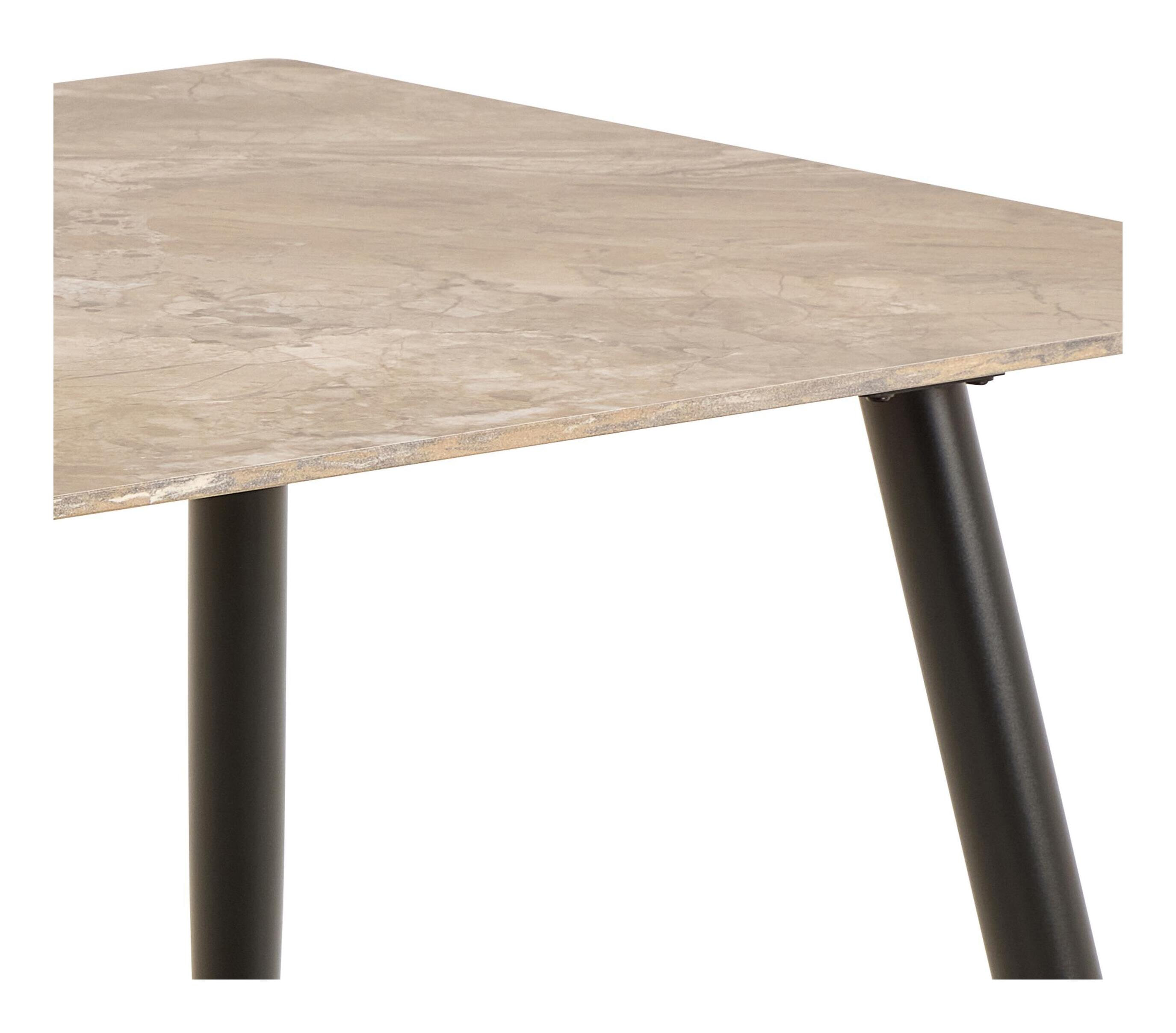 Bendt Eettafel 'Ib' Keramiek, 140 x 80cm, kleur Bruin