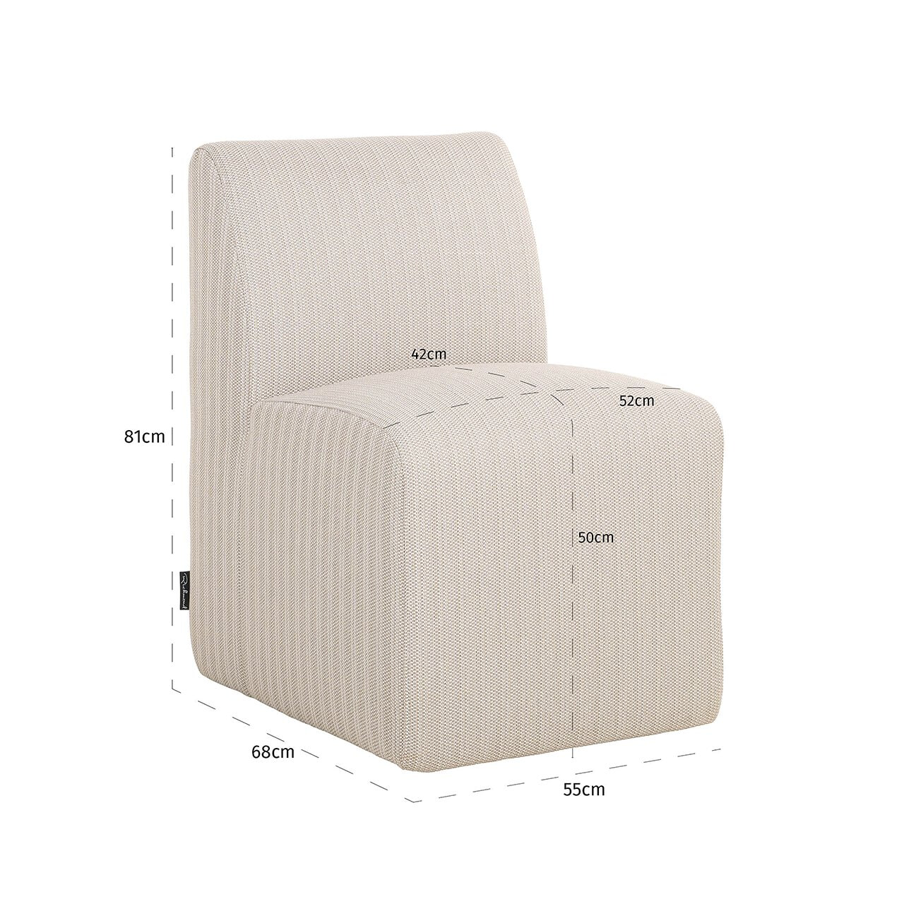 Richmond Outdoor Eetkamerstoel 'Riva' kleur Beige