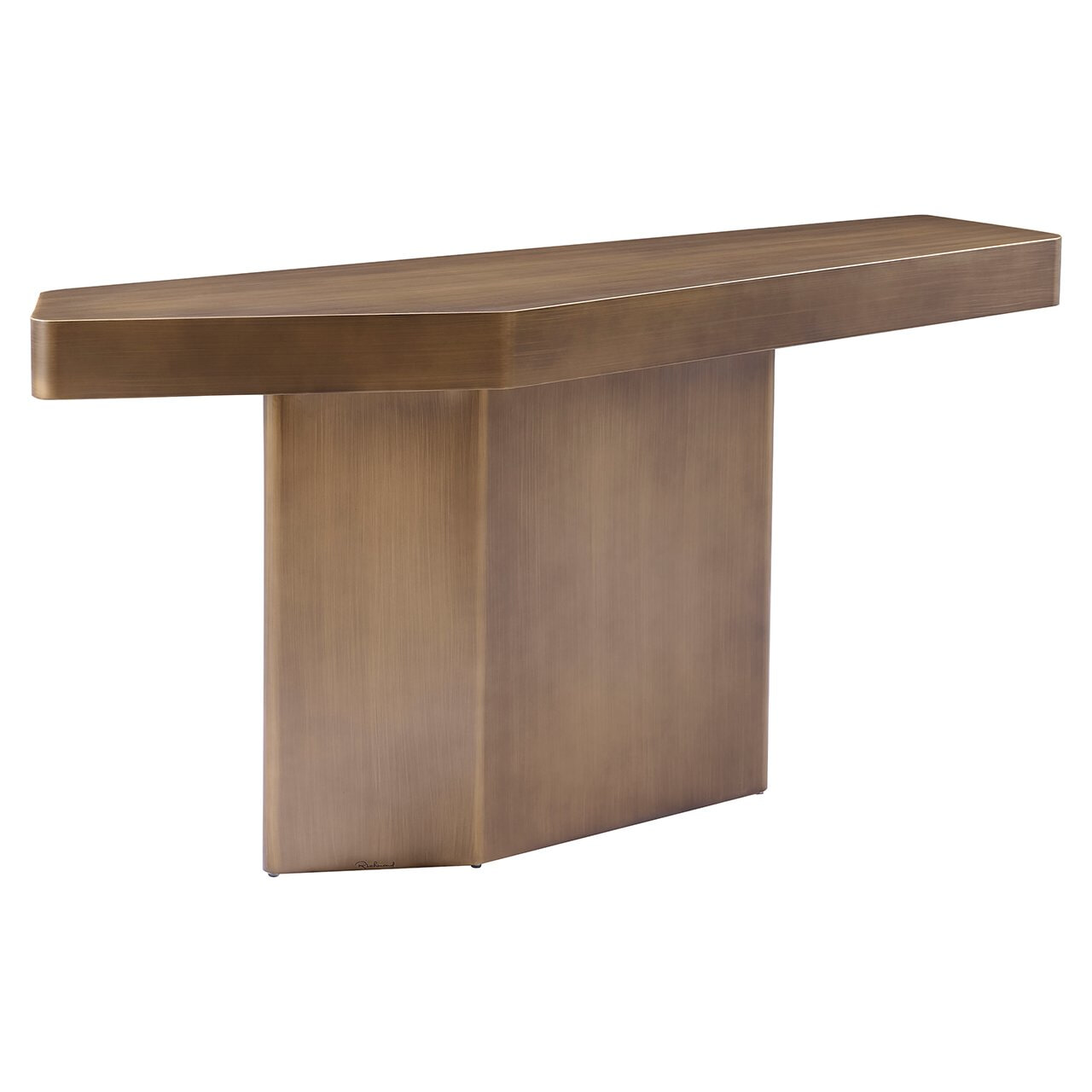 Richmond Interiors Richmond Sidetable Hexa - Brushed gold