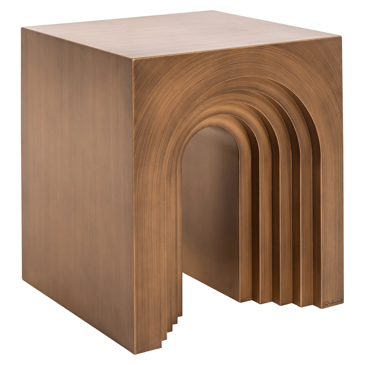 Richmond Bijzettafel Vevey 50 x 50cm - Brushed Gold - Vierkant