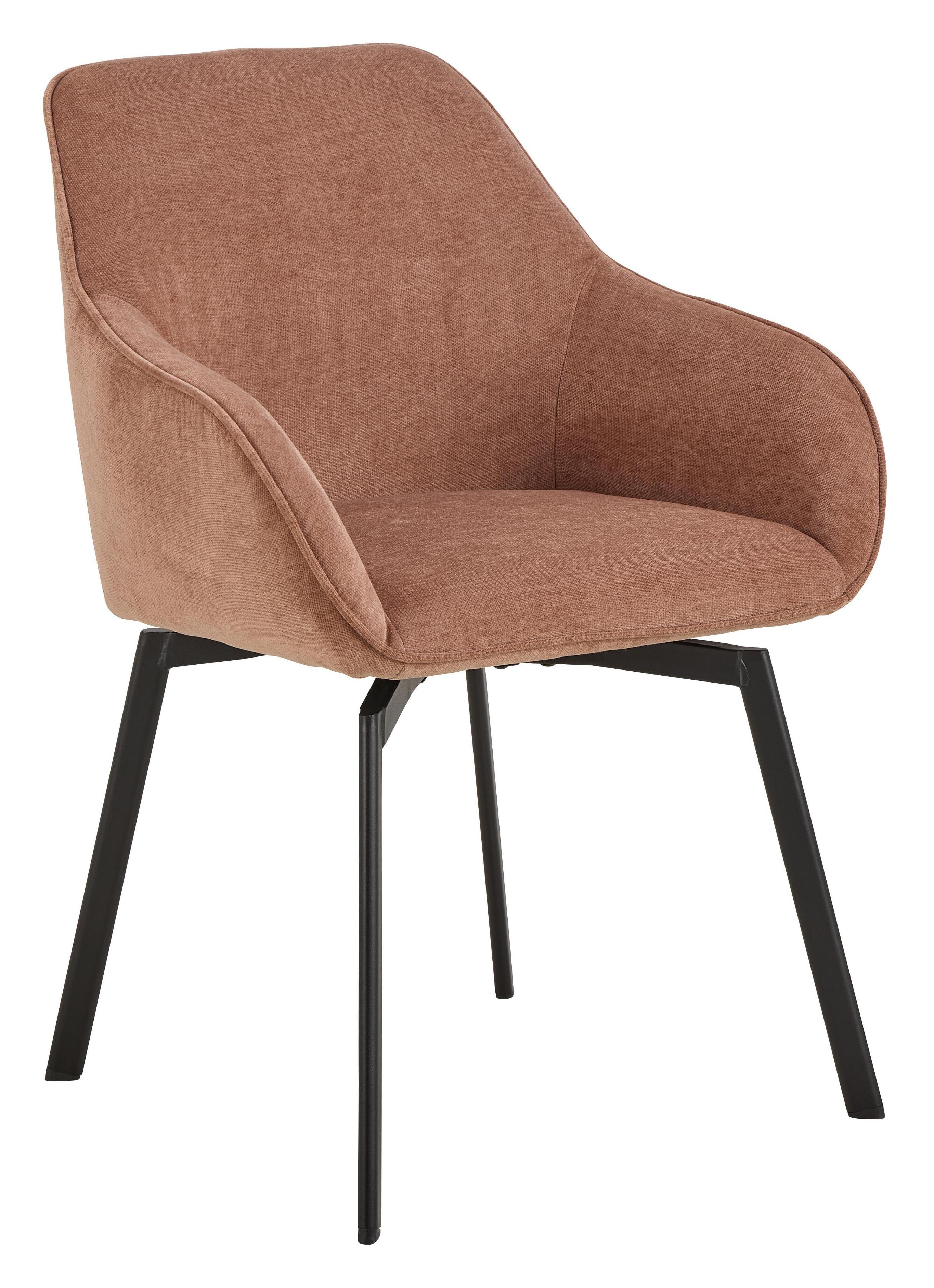 Bendt Draaibare Eetkamerstoel Aisling Chenille - Rosewood