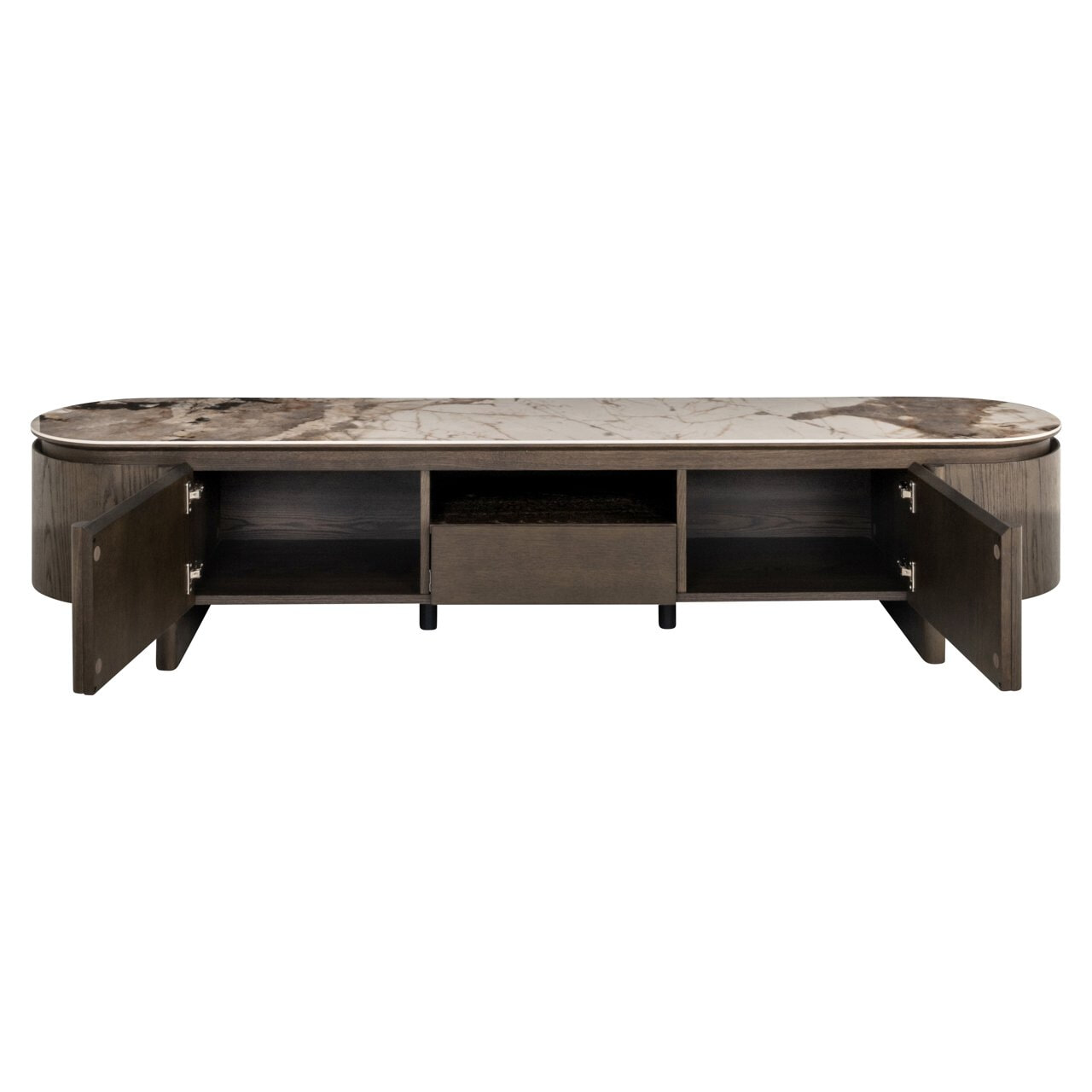 Richmond TV-meubel 'Langford' Marmerlook en eiken, 220cm