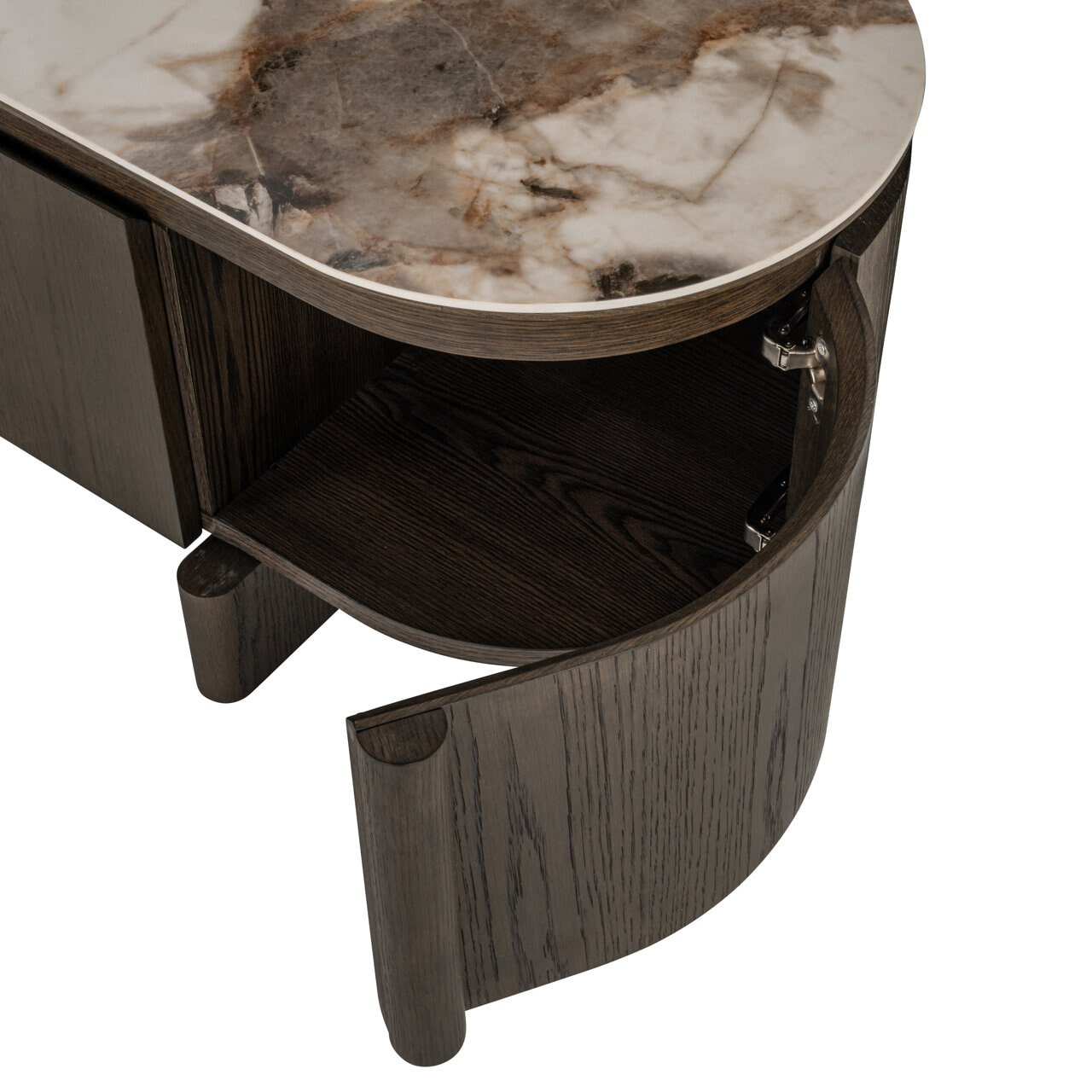 Richmond TV-meubel 'Langford' Marmerlook en eiken, 220cm