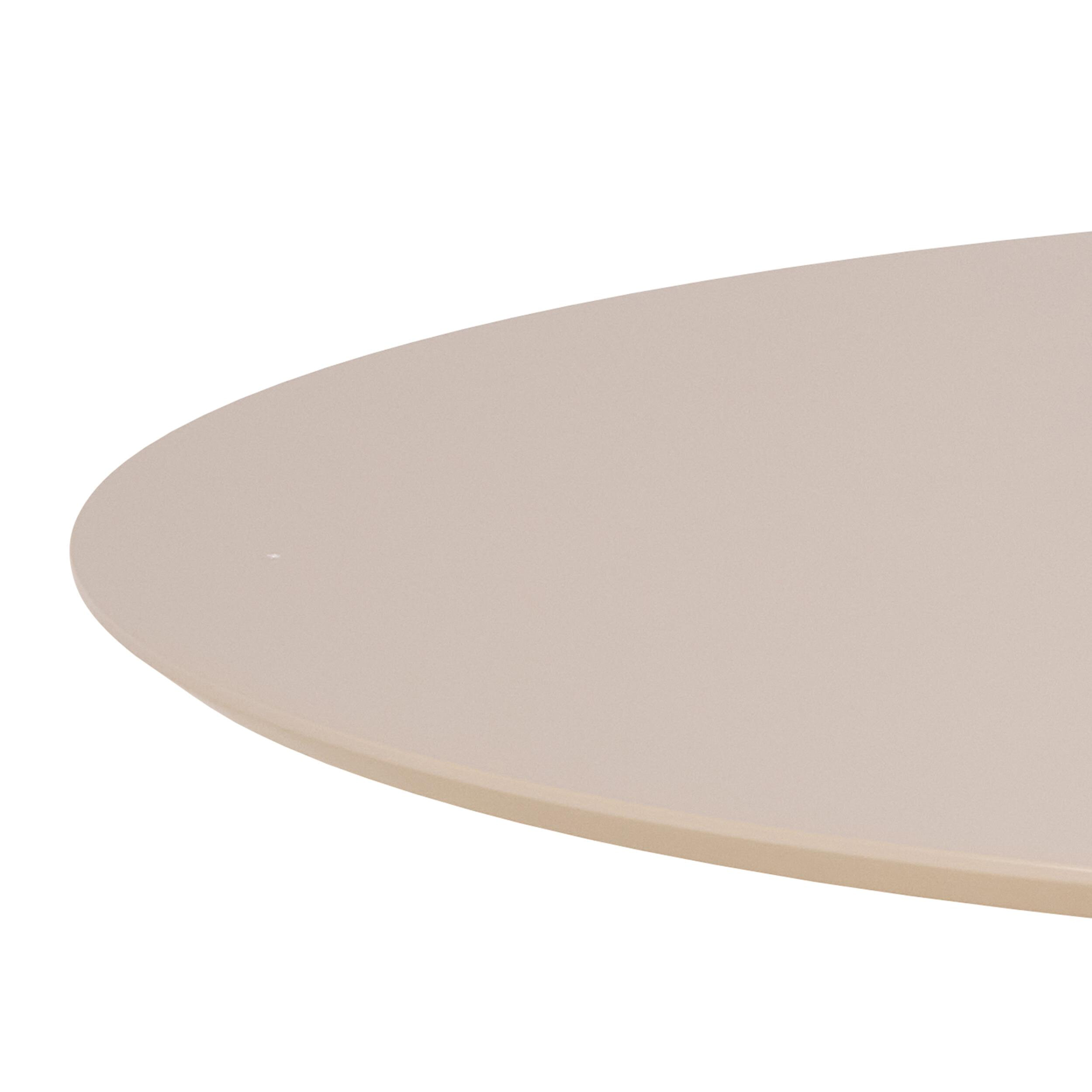 Bendt Ronde Eettafel 'Ibiza' 110cm, kleur Beige