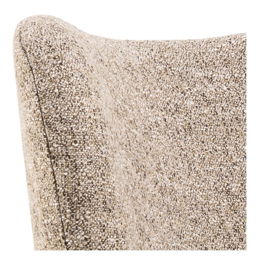 Bendt Fauteuil 'Napolean' Bouclé, kleur Mokka