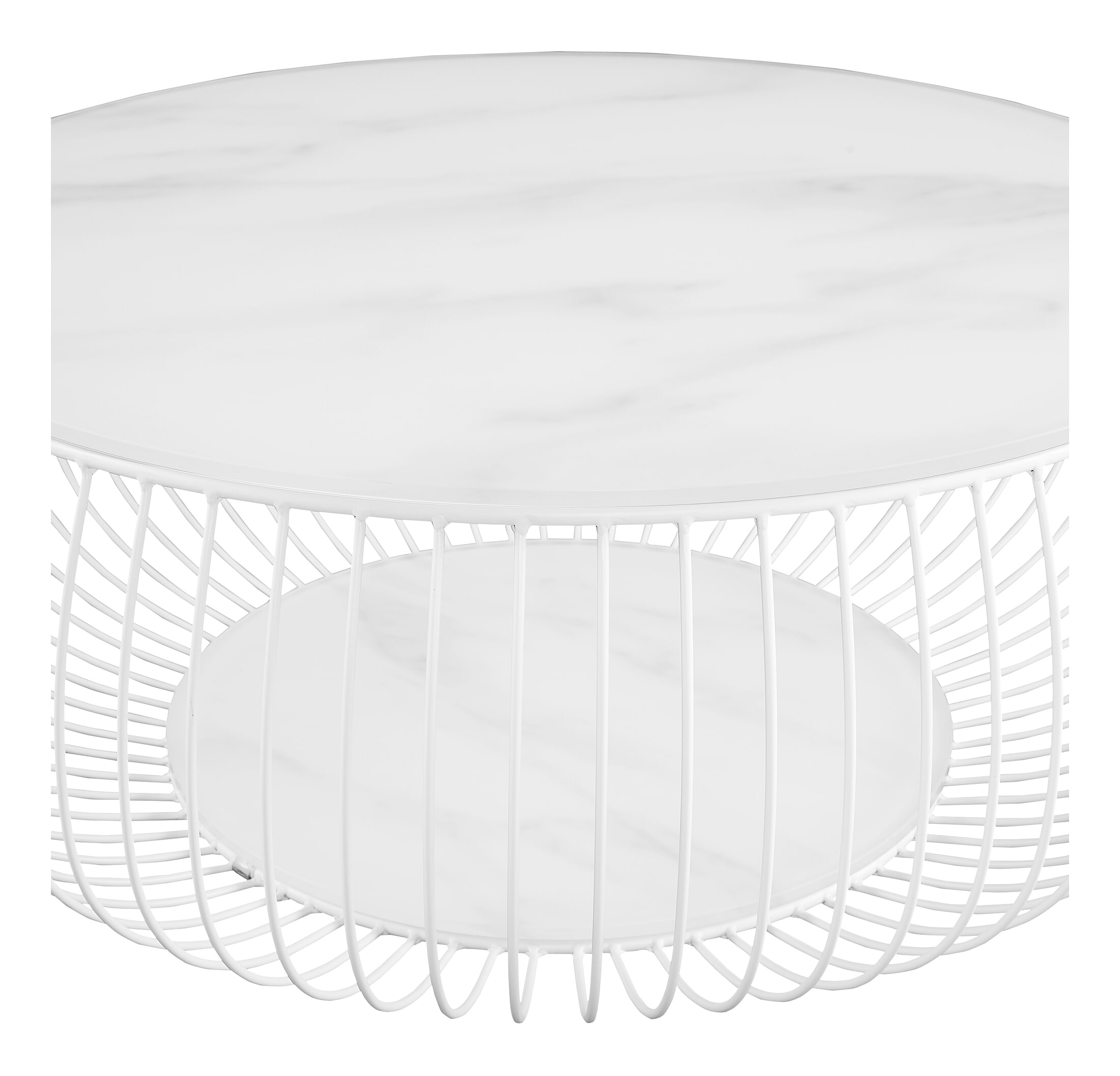 Artistiq Ronde Salontafel 'Yoseph' Marmerlook, 86cm