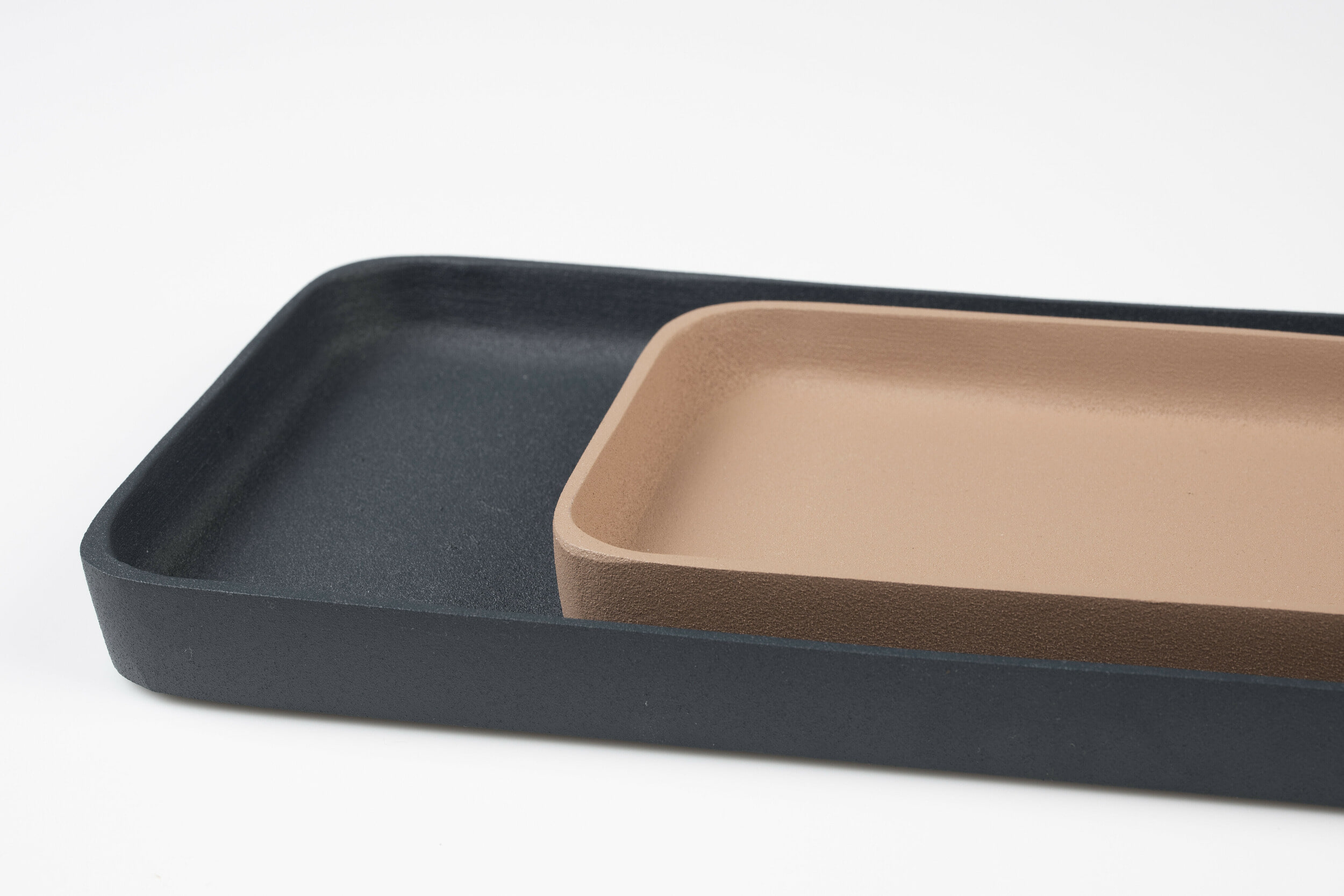 Zuiver Tray 'Rebel' Set van 2 stuks, kleur Blauw/Roze