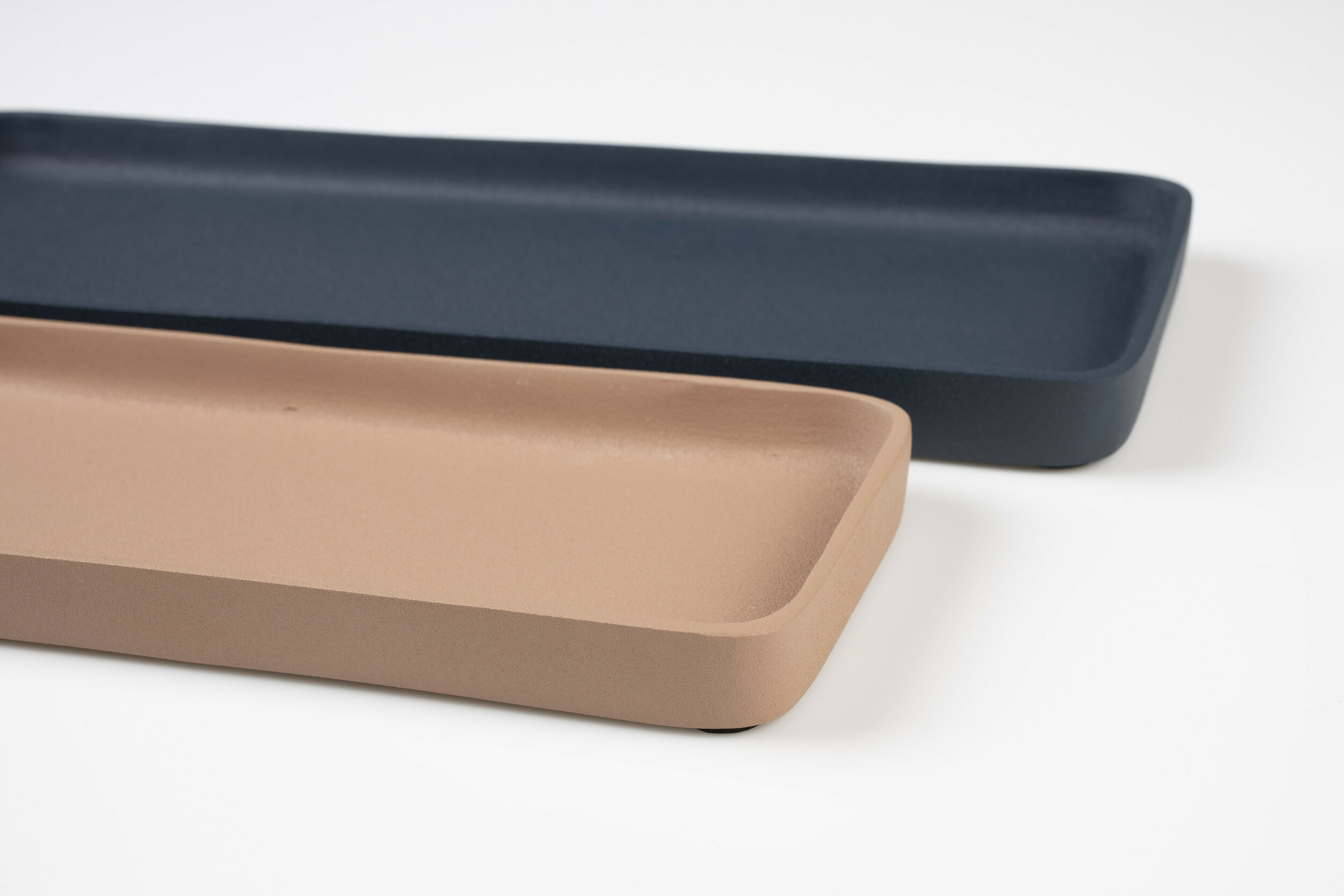 Zuiver Tray 'Rebel' Set van 2 stuks, kleur Blauw/Roze