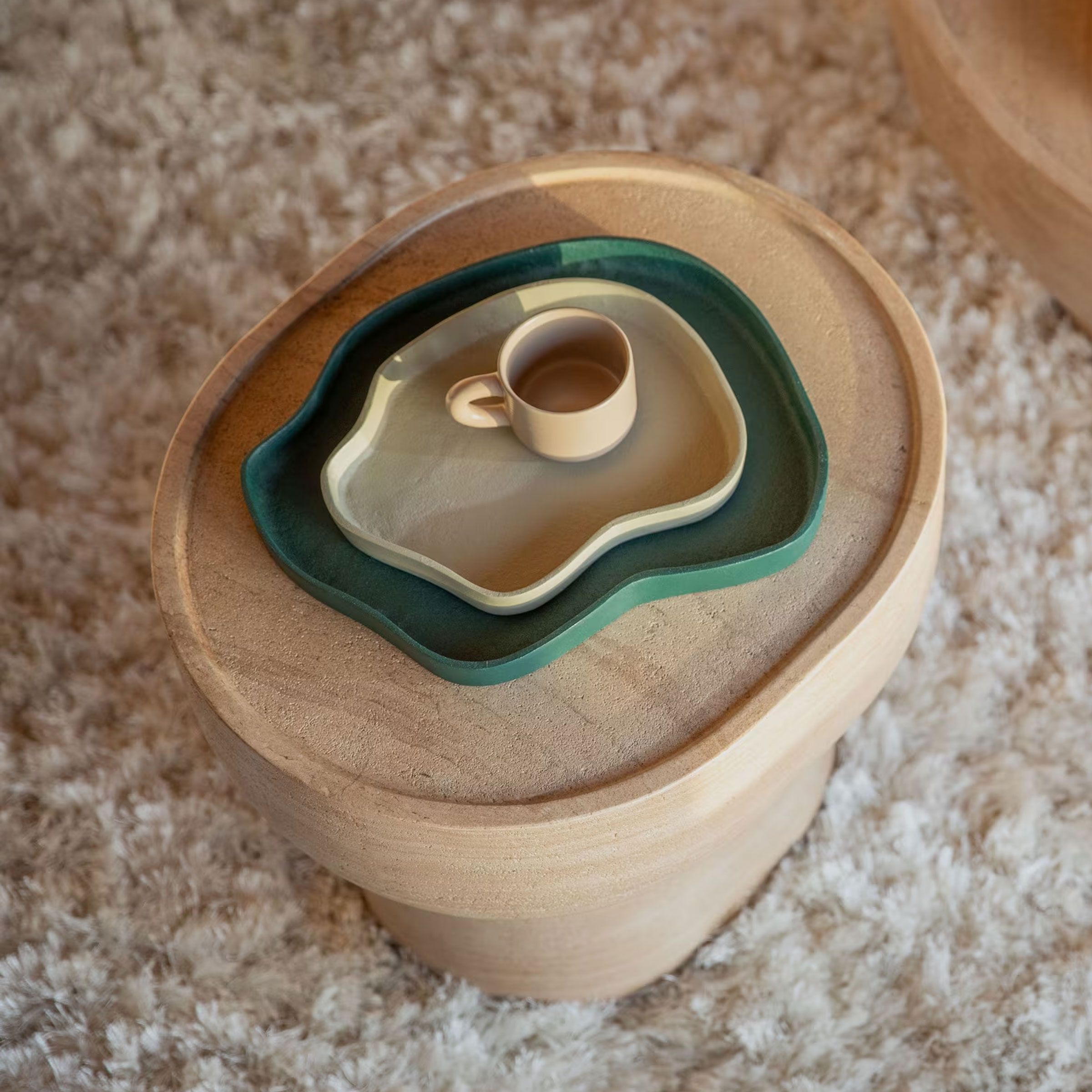 Zuiver Dienblad 'Revolt' Set van 2 stuks