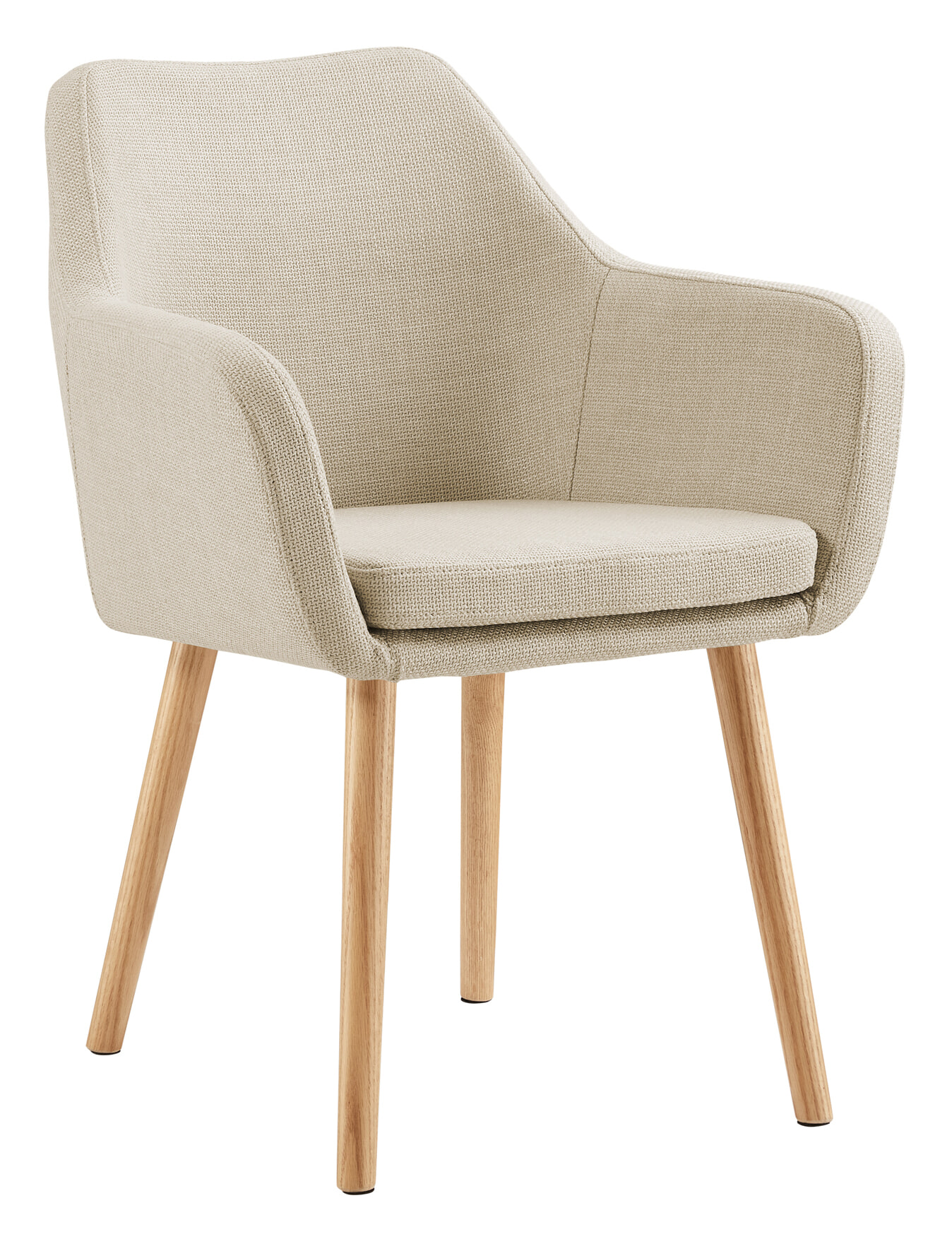 Artistiq Eetkamerstoel 'Jua' Stof, kleur Beige