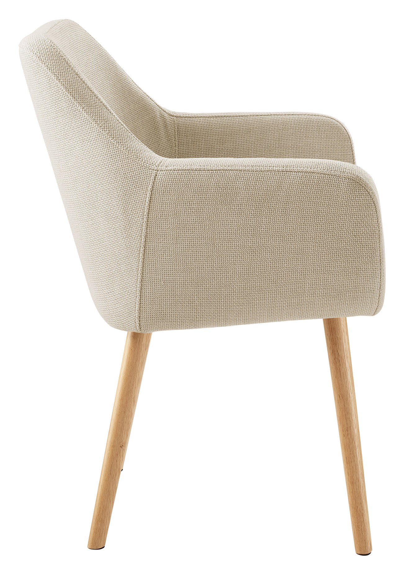 Artistiq Eetkamerstoel 'Jua' Stof, kleur Beige