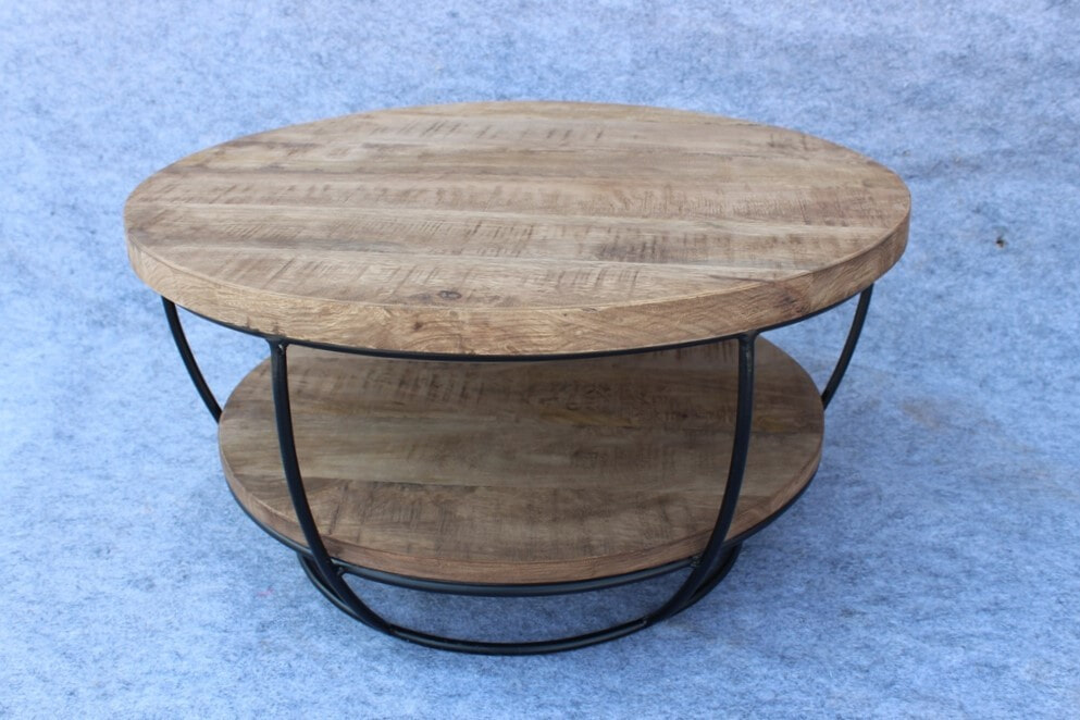 Brix Salontafel 'Evan' 65cm, kleur zwart