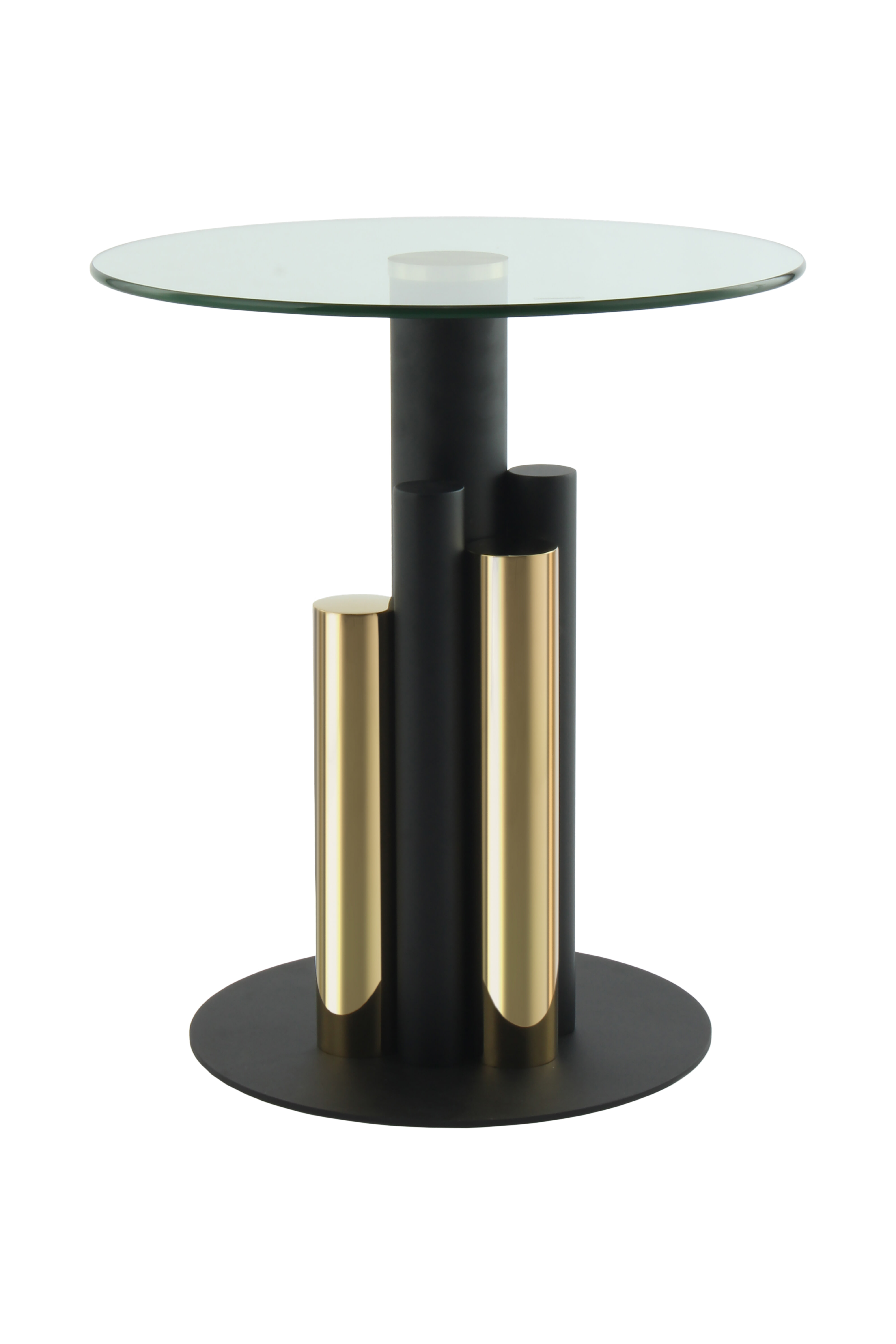 Kayoom Bijzettafel 'Ontario' 46cm, kleur zwart / goud Kayoom Bijzettafel 'Ontario' 46cm, kleur zwart / goud