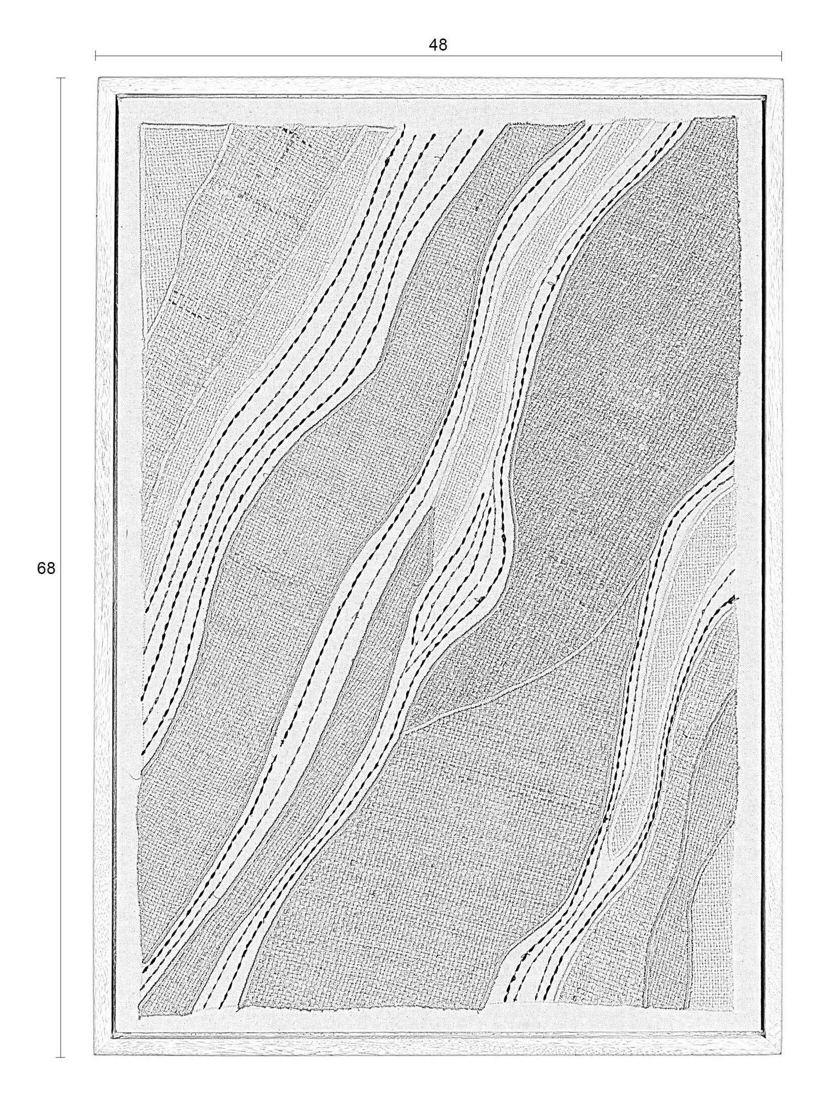 Zuiver Wanddecoratie 'Move' 68 x 48cm
