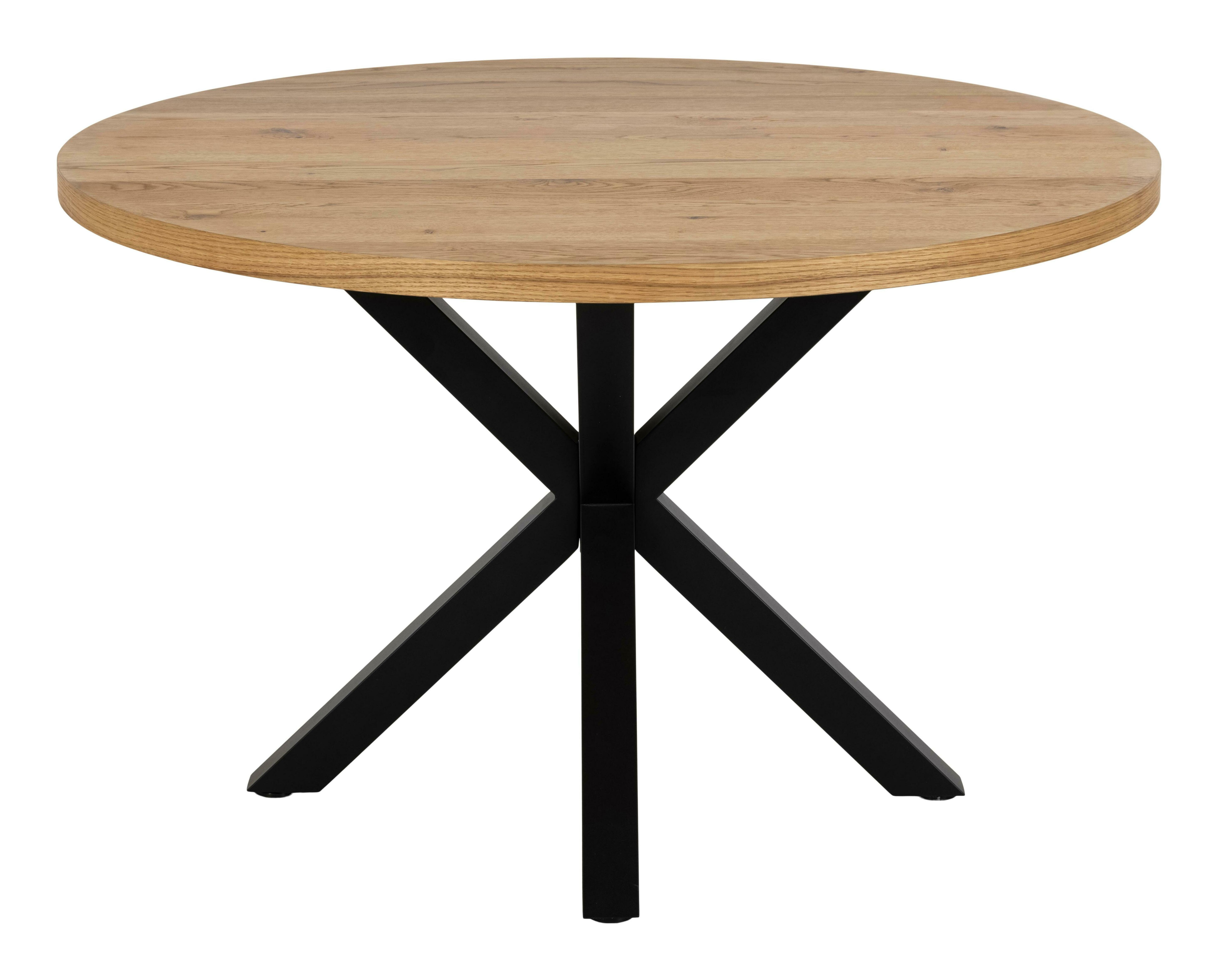 Bendt Ronde Eettafel 'Line' Eiken, 120cm
