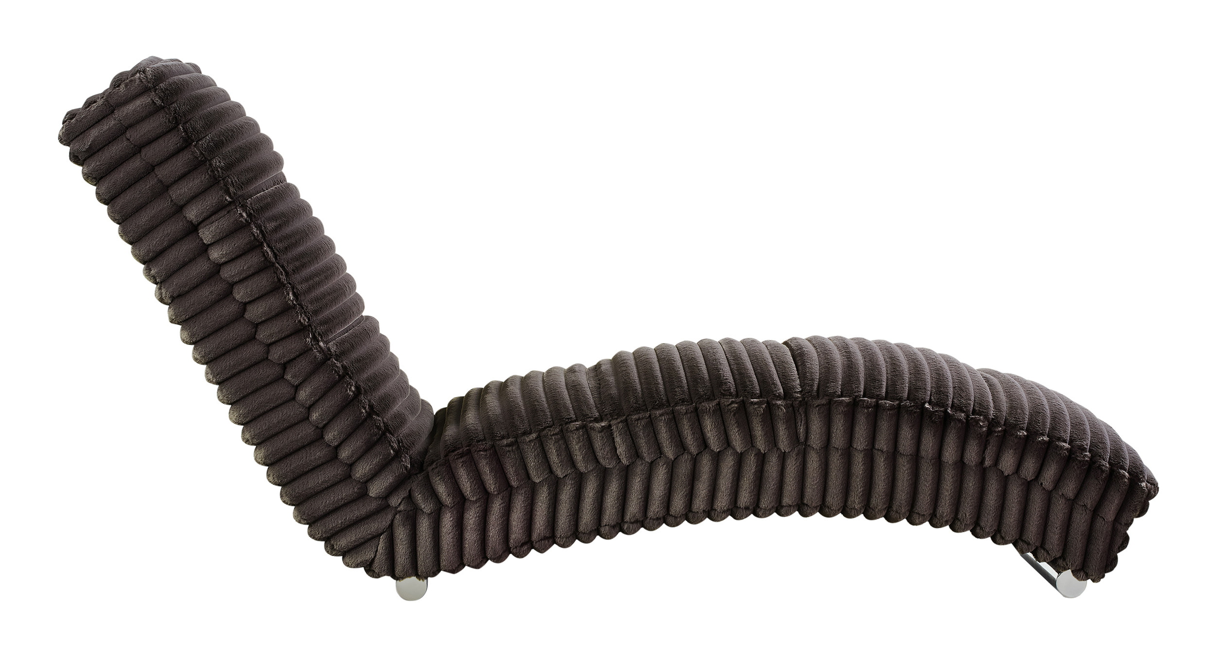 Artistiq Relaxfauteuil 'Amaryllis' Rib, kleur Zwart