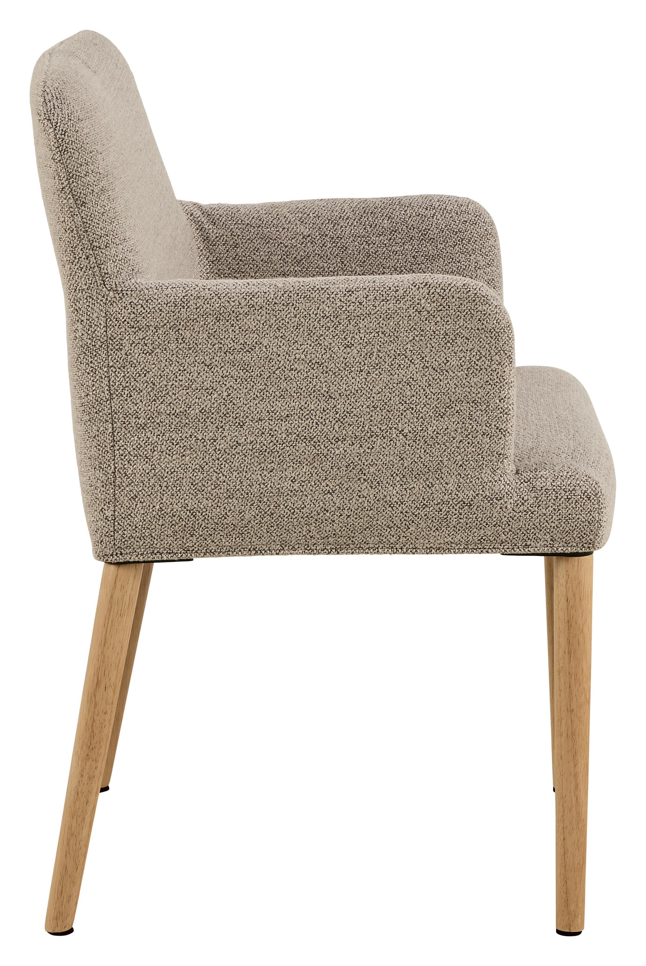 Bendt Eetkamerstoel 'Jeris' Bouclé, kleur Beige