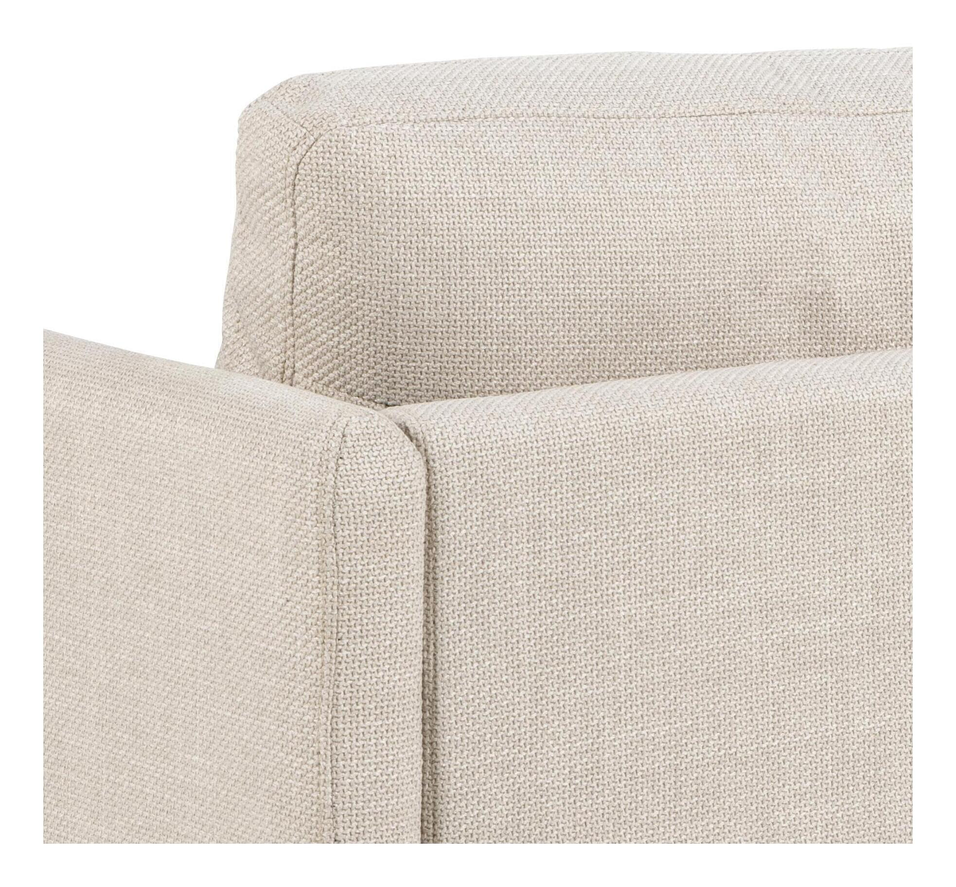 Bendt 2-zits Loungebank 'Timothey' Links/Rechts, kleur Beige