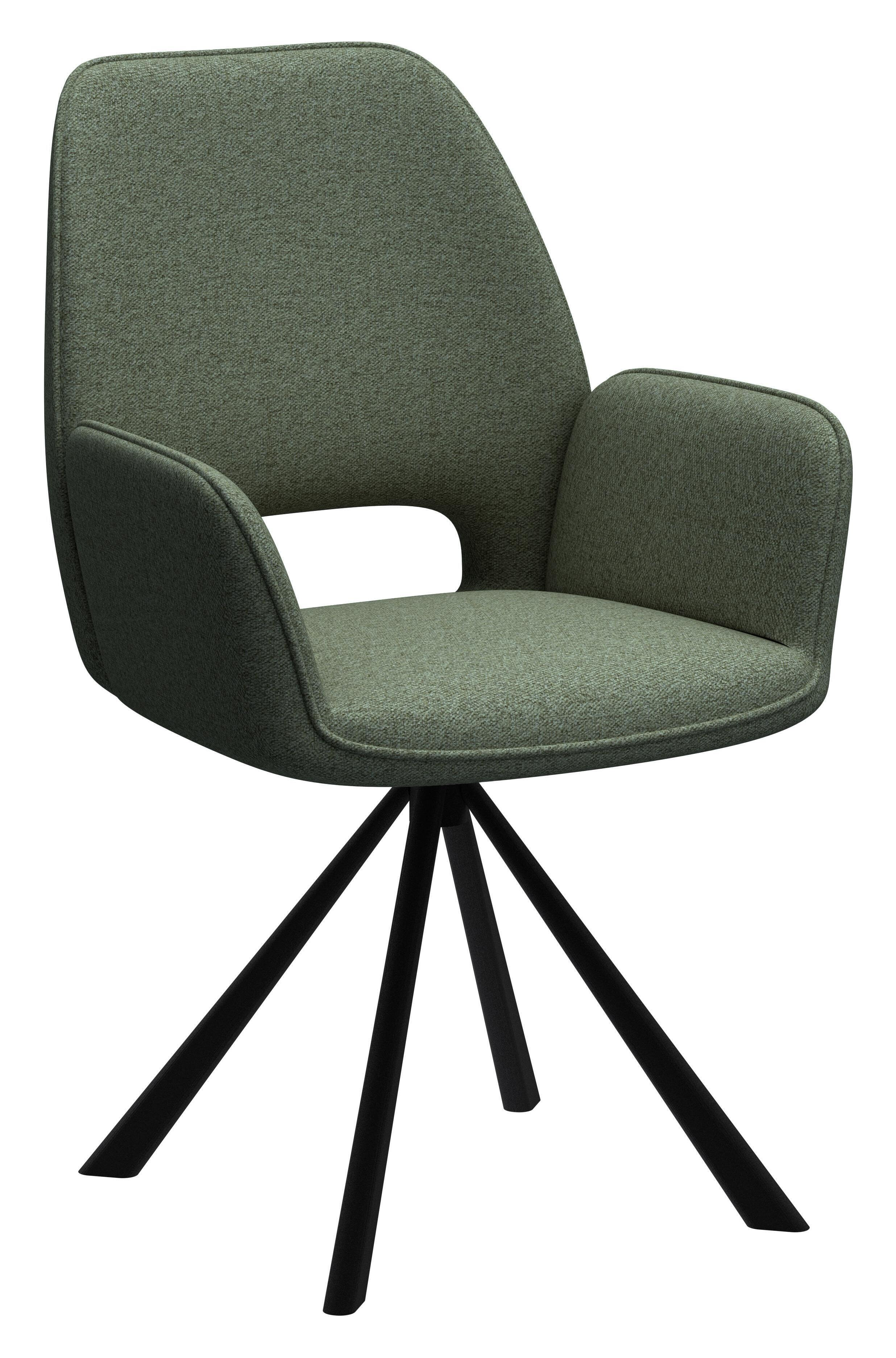 Bendt Draaibare Eetkamerstoel Jessen Chenille - Groen