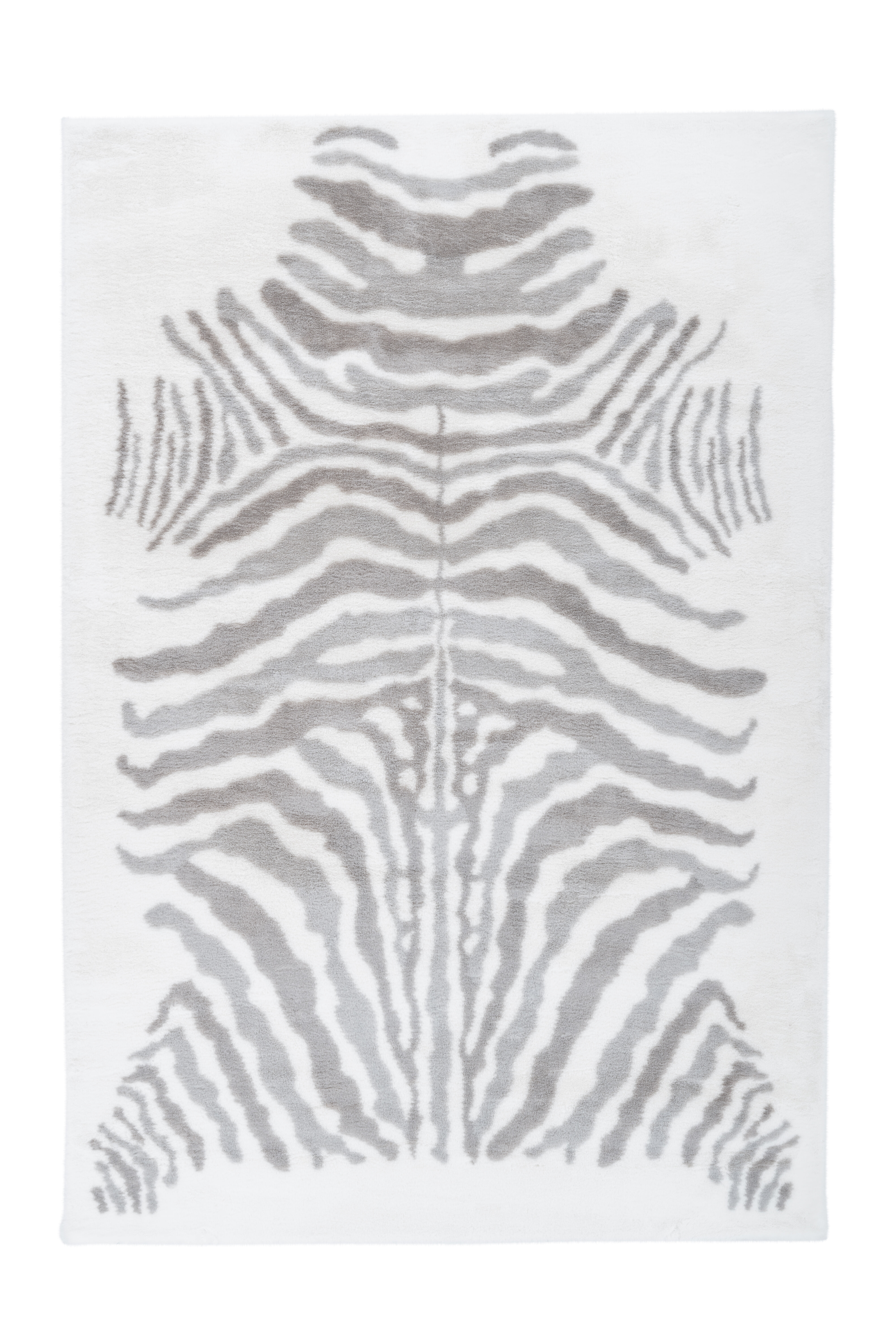 Kayoom Vloerkleed 'Rabbit Animal' kleur grijs - wit, 160 x 230cm