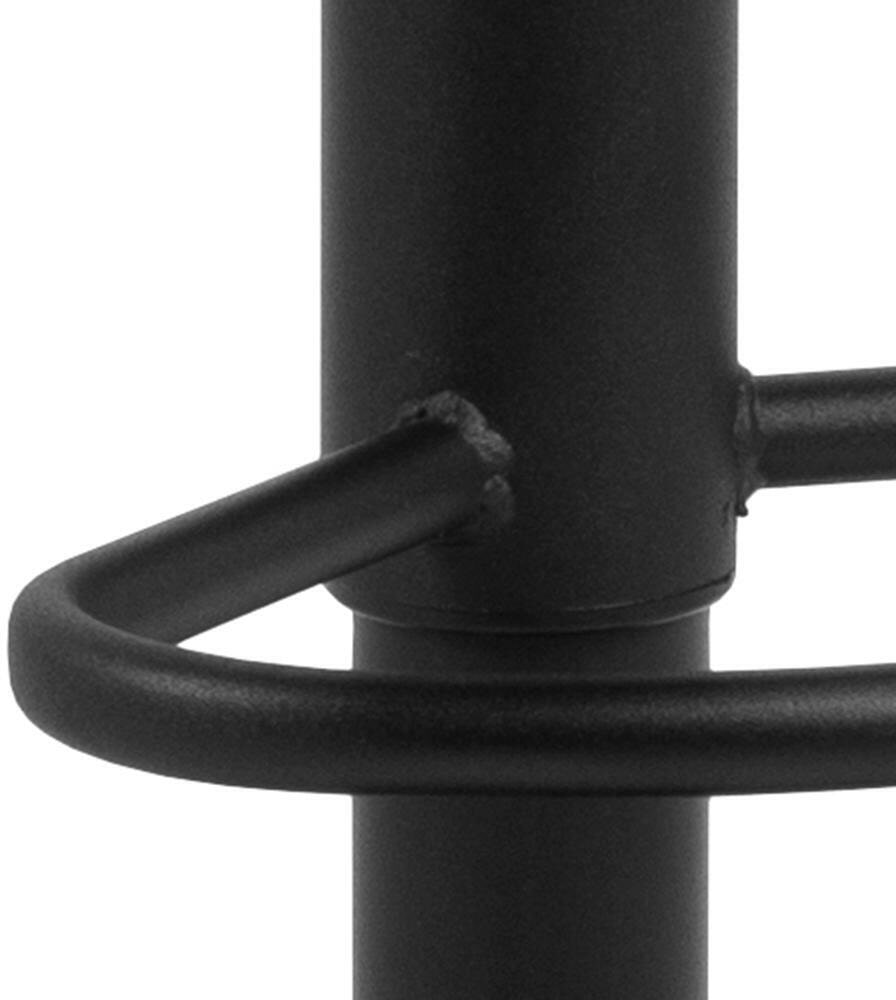 Bendt Draaibare Barkruk 'Vila' kleur Donkergrijs (zithoogte 62-84cm)