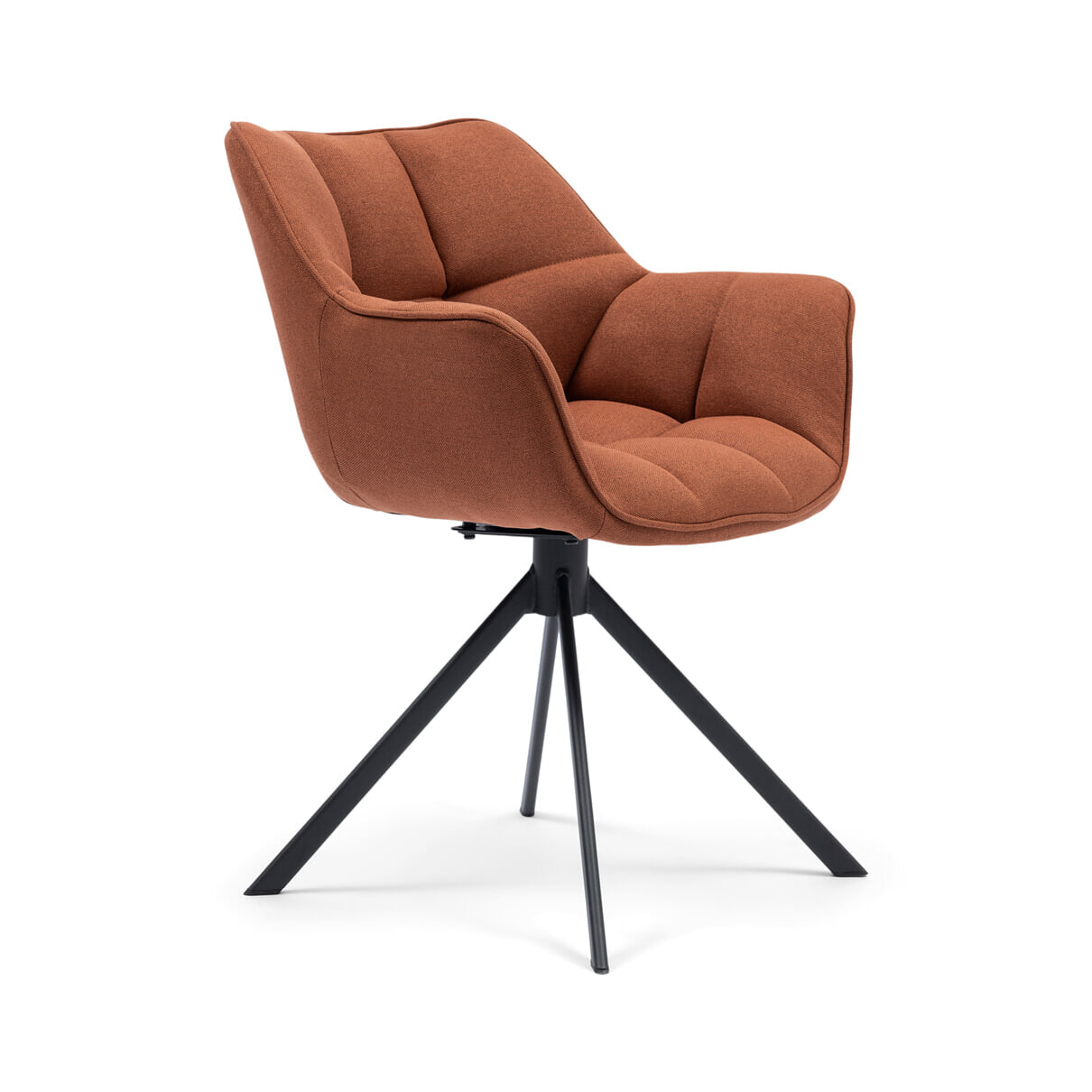 Rivièra Maison Draaibare Eetkamerstoel Carnaby - Autumn Brown