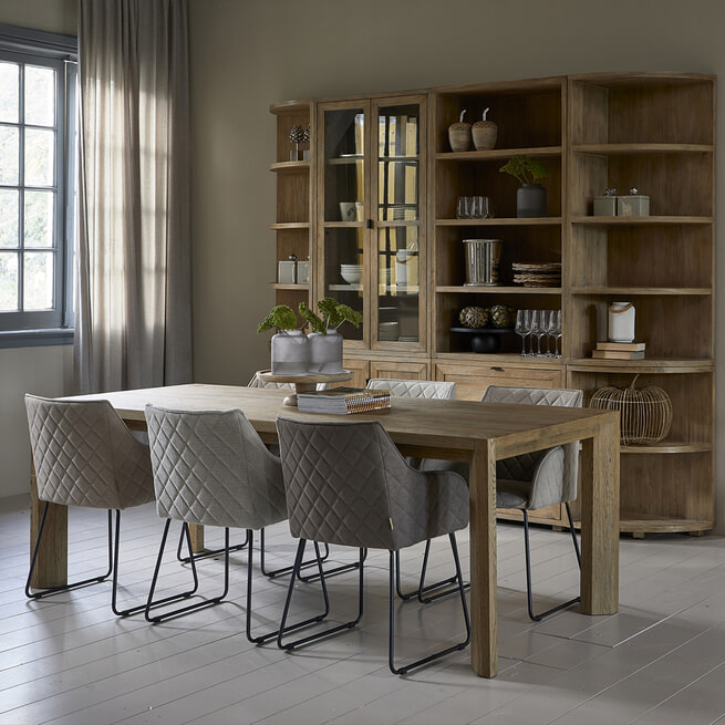 Set van 4/2/1 Eetkamerstoelhoezen Kussenovertrekken Met Armen 300g Luxe Set van 4/2/1 Eetkamerstoelhoezen Kussenovertrekken Met Armen 300g Luxe