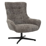 Artistiq Draaifauteuil 'Erskine' Chenille, kleur Donkergrijs