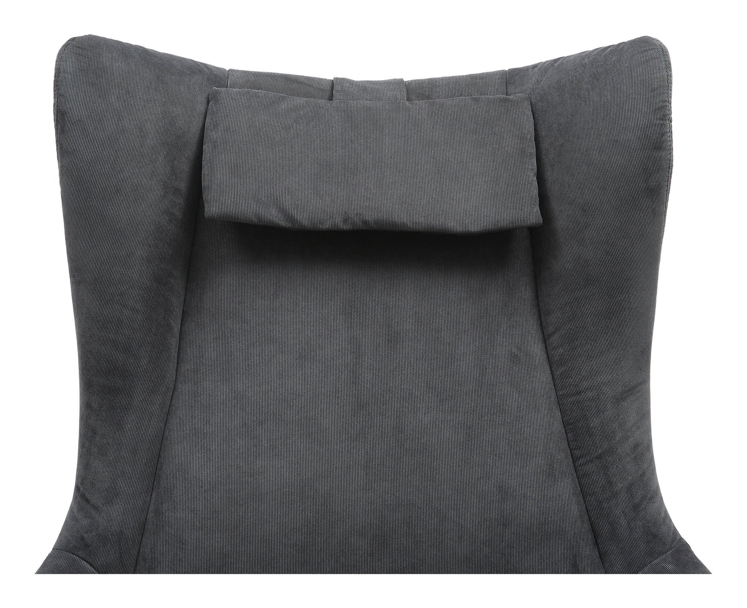 Artistiq Draaifauteuil 'Mendy' Met hocker, Rib, kleur Grijs