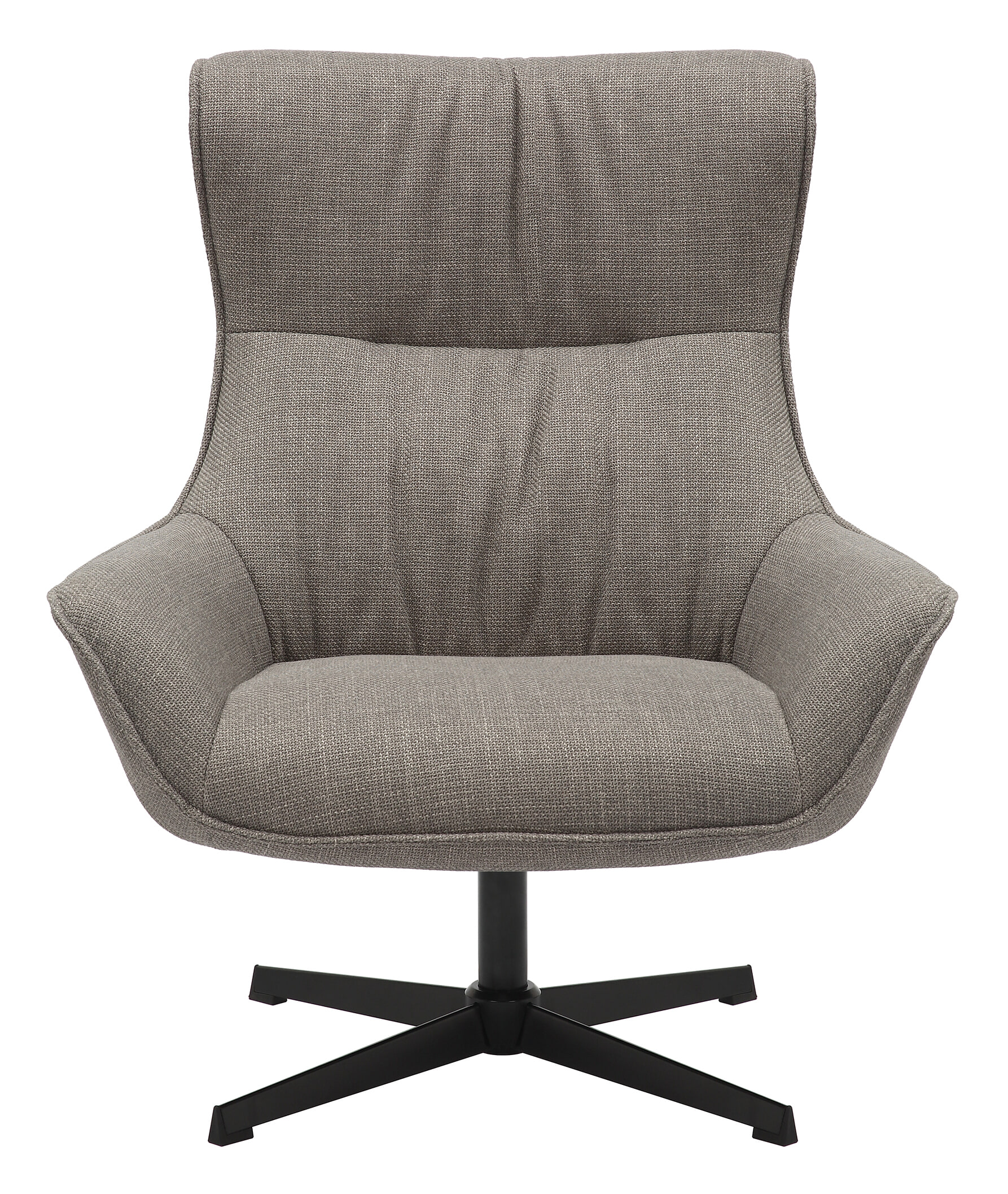 Artistiq Draaifauteuil 'Kevina' Structuurstof, kleur Taupe