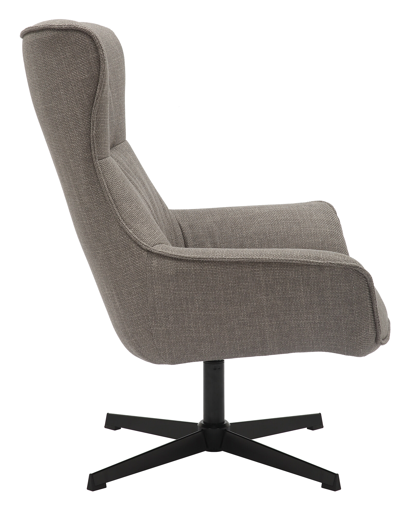 Artistiq Draaifauteuil 'Kevina' Structuurstof, kleur Taupe
