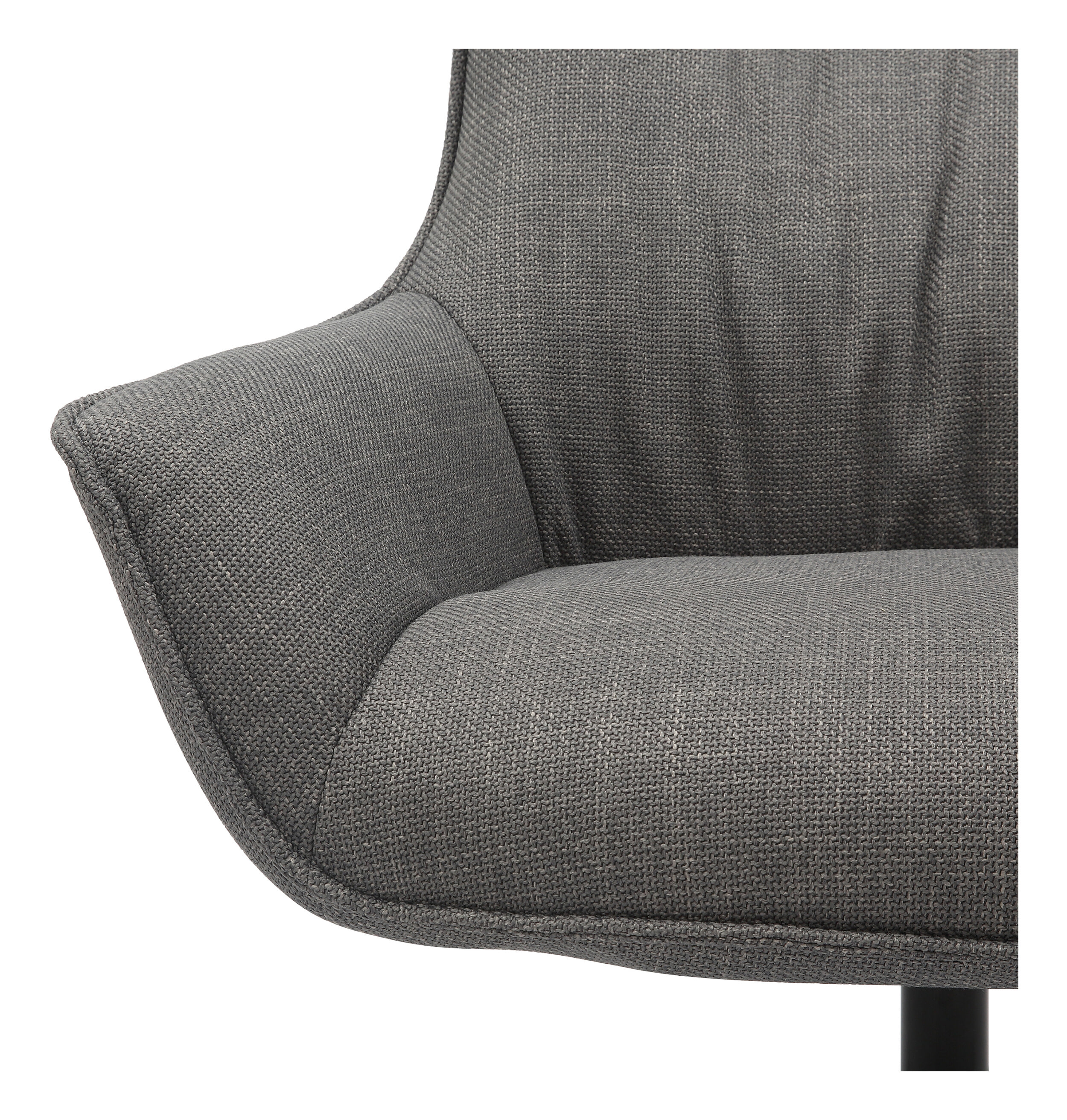 Artistiq Draaifauteuil 'Kevina' Structuurstof, kleur Grijs