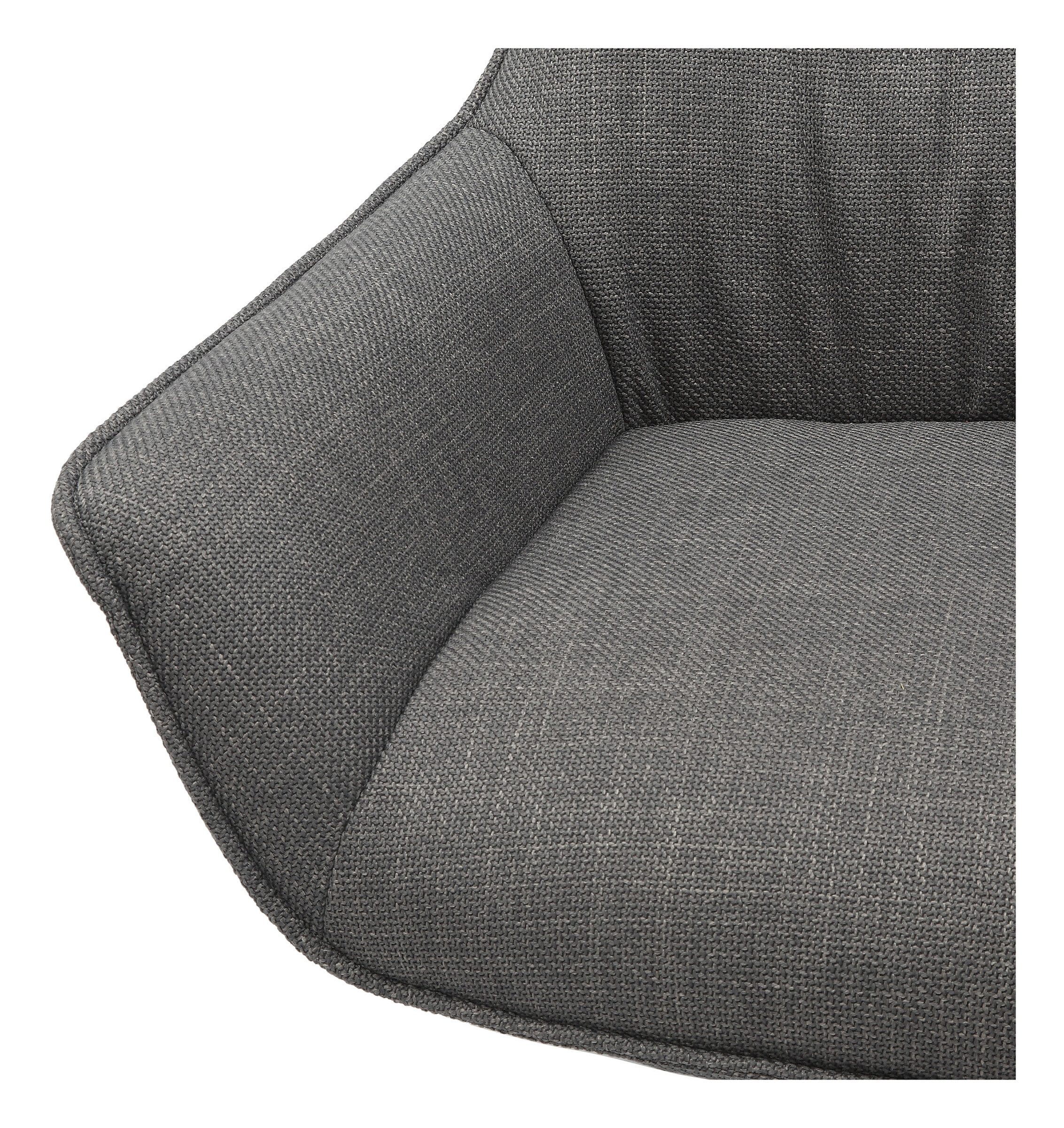 Artistiq Draaifauteuil 'Kevina' Structuurstof, kleur Grijs