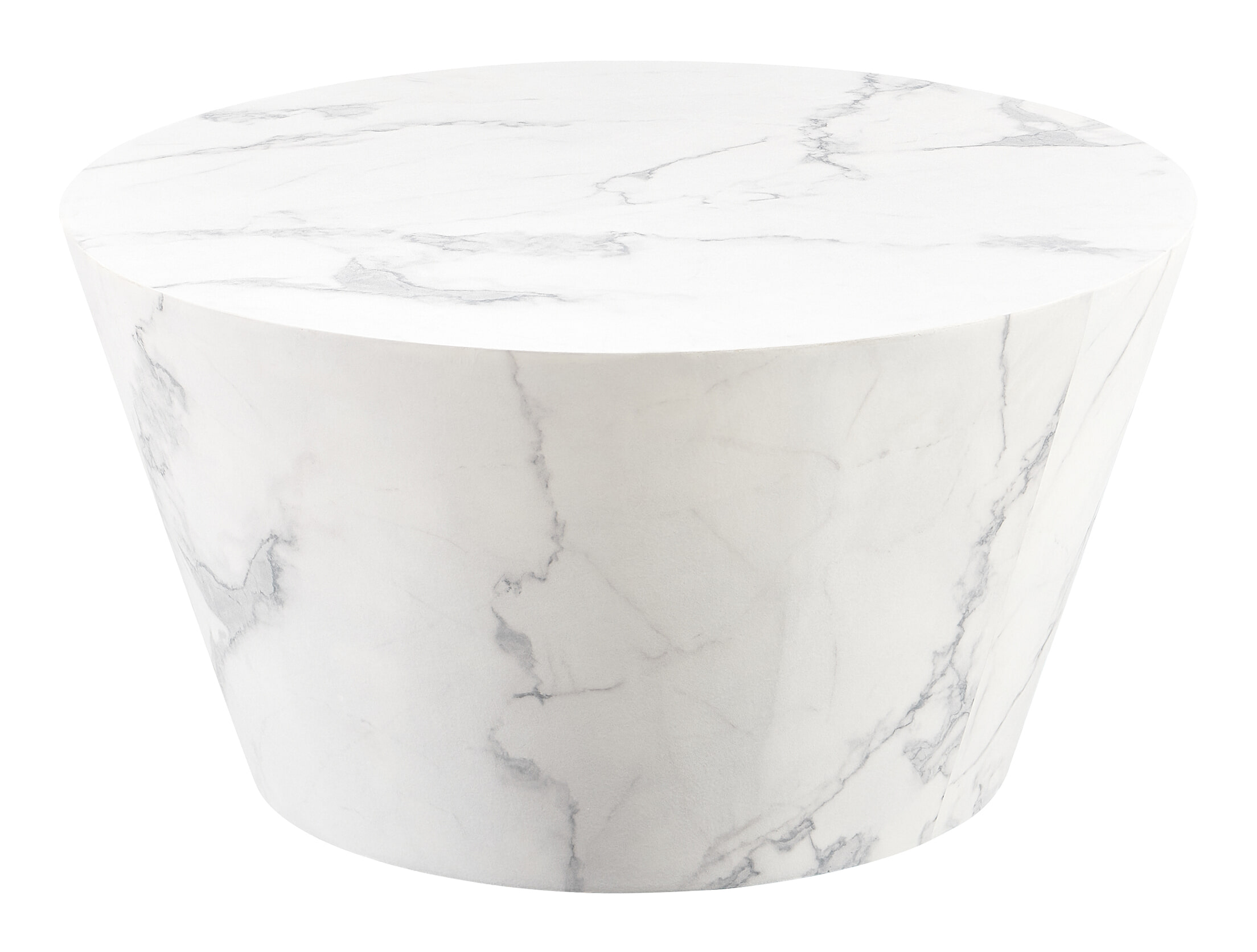 Artistiq Ronde Salontafel 'Tylicia' Marmerlook, 80cm