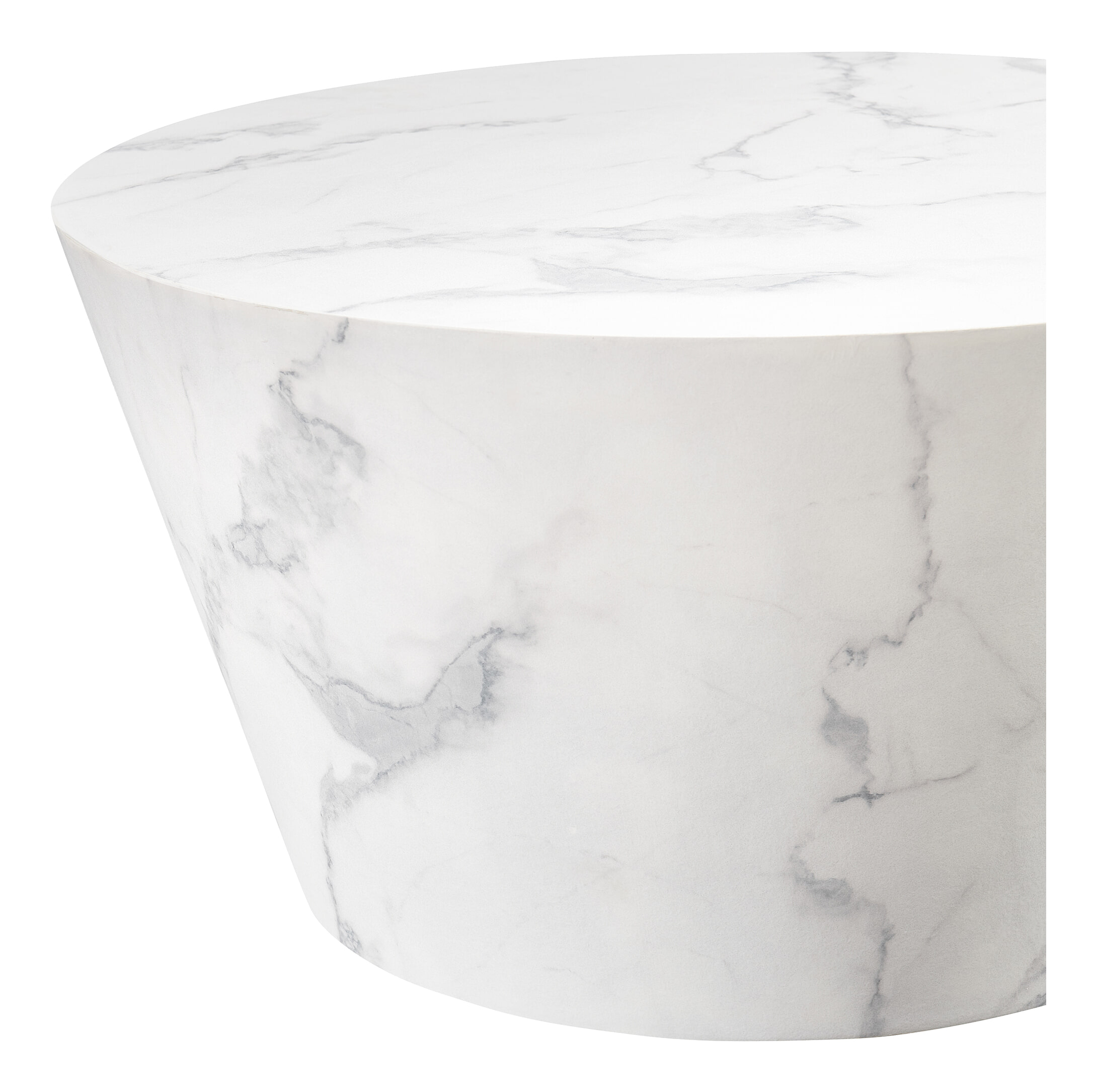 Artistiq Ronde Salontafel 'Tylicia' Marmerlook, 80cm