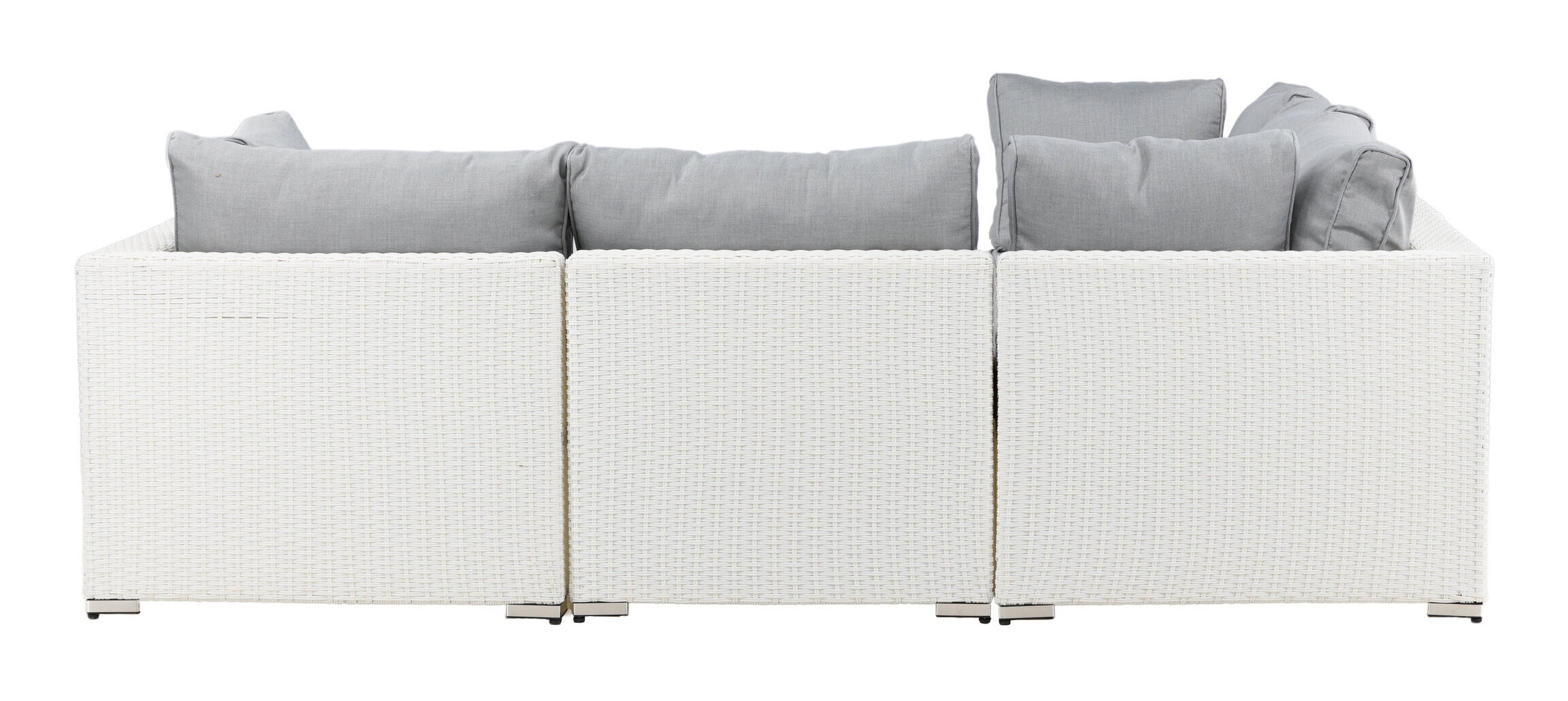 Nohr Loungeset 'Latonda' Met hoekbank en tafel, kleur Wit