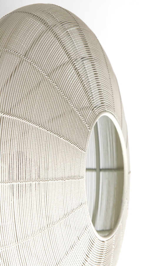 Light & Living Wandlamp 'Bahoto' Ø40cm, kleur Crème