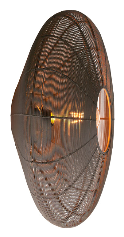Light & Living Plafondlamp 'Bahoto' Ø50cm, kleur Mat Donkerbruin