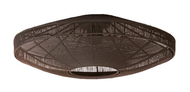 Light & Living Plafondlamp Bahala 51cm - Mat Donkerbruin