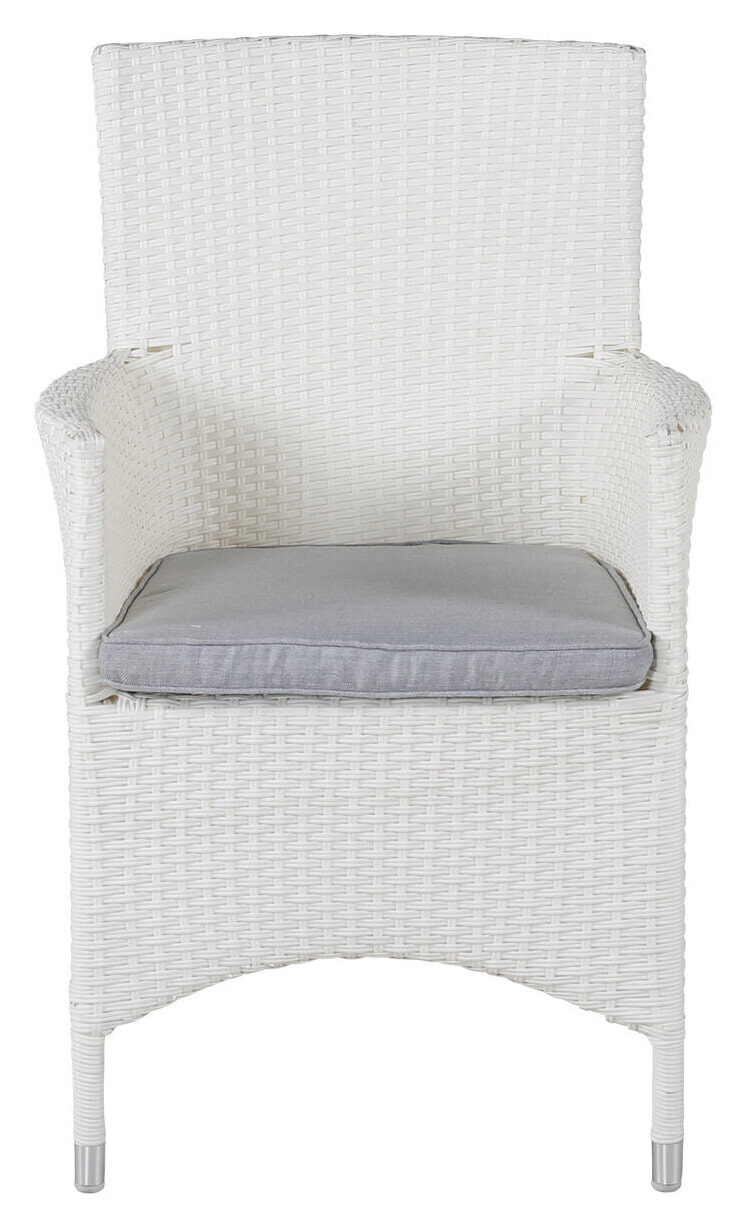Nohr Tuinstoel 'Charnae' Wicker, kleur Wit