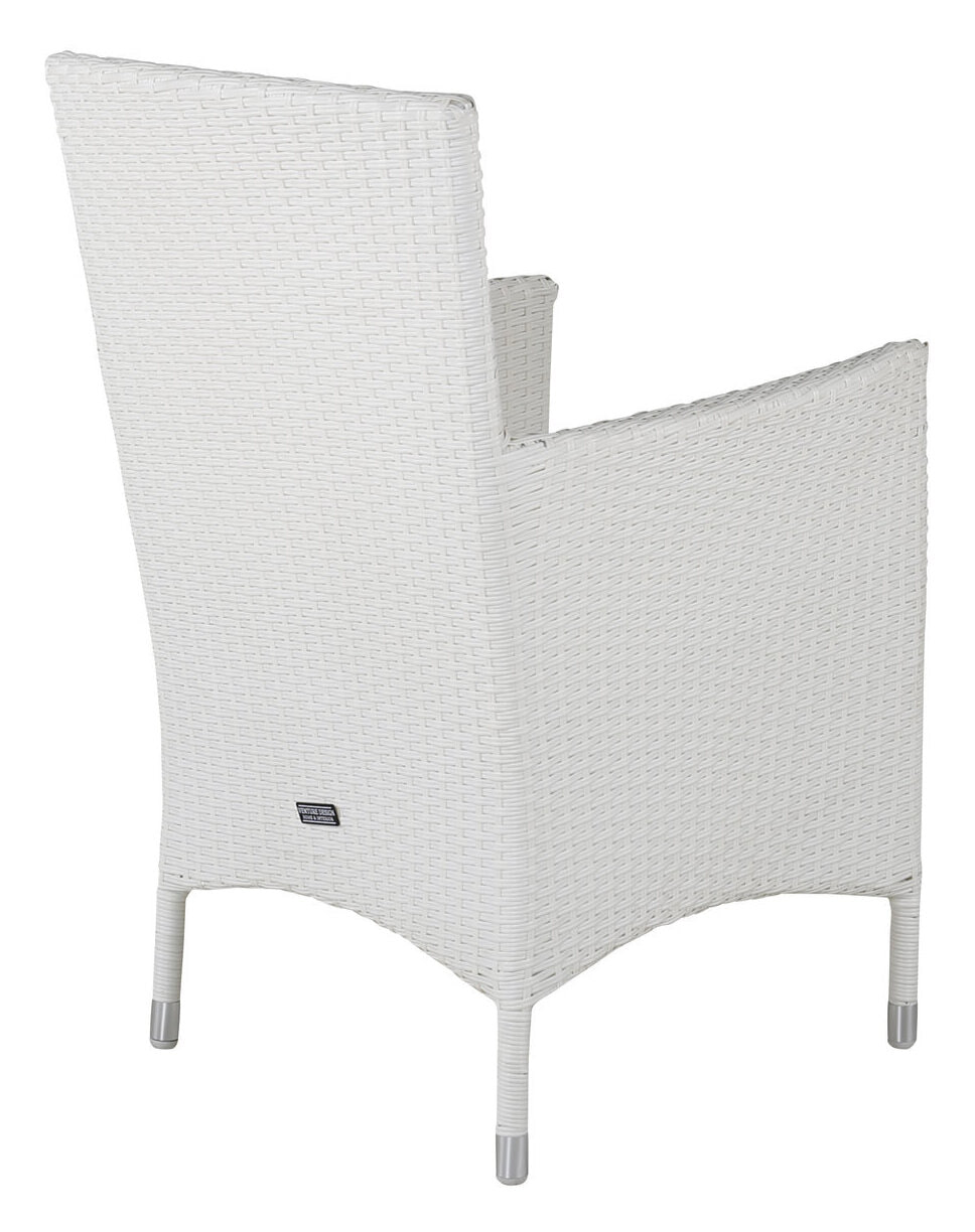 Nohr Tuinstoel 'Charnae' Wicker, kleur Wit