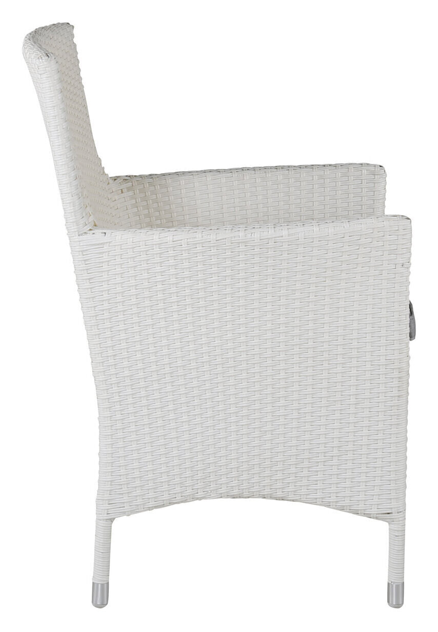 Nohr Tuinstoel 'Charnae' Wicker, kleur Wit