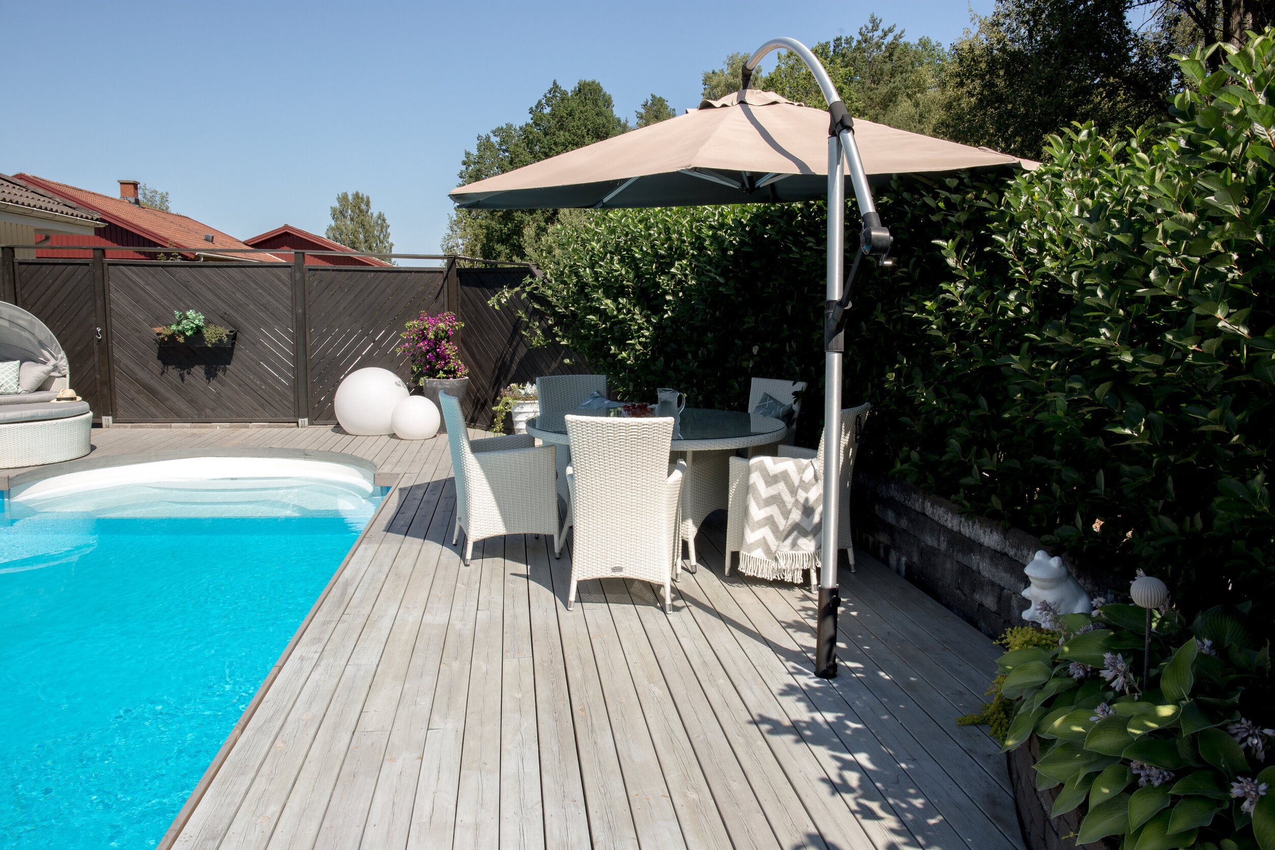 Nohr Tuinstoel 'Charnae' Wicker, kleur Wit