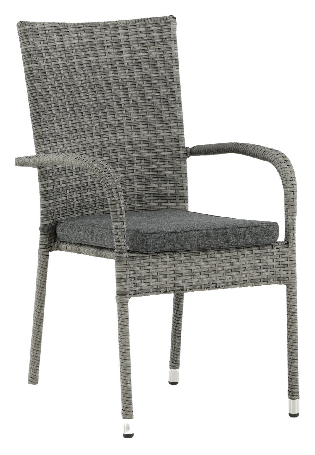 Nohr Tuinstoel 'Demareo' Wicker, kleur Grijs